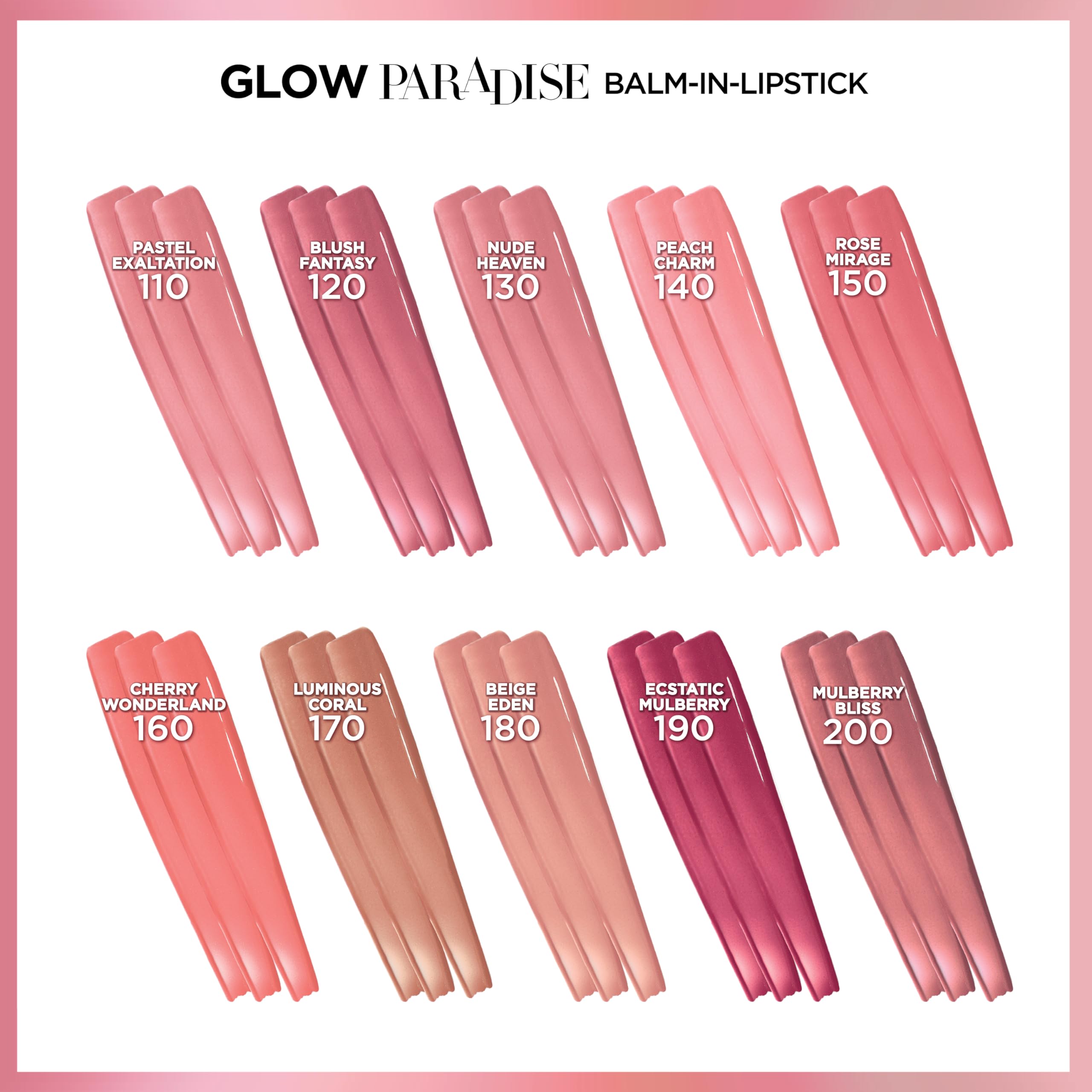 Foto 5 pulgar | Lápiz Labial L'oreal Paris Glow Paradise Hydrating Con Granada - Venta Internacional.