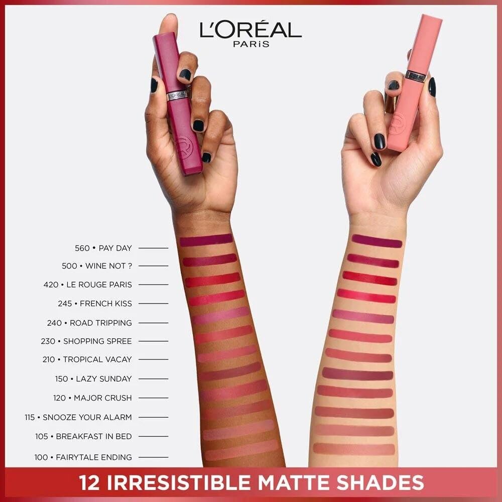Foto 7 pulgar | Lápiz Labial Líquido L'oréal Paris Infallible Matte Wine Not 500 - Venta Internacional.