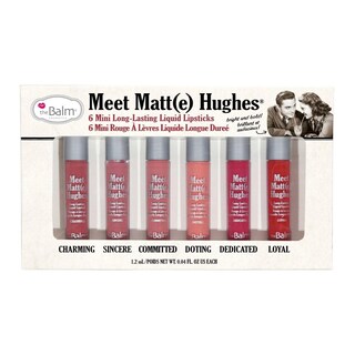 Foto 1 | Lápiz Labial Líquido Thebalm Meet Matt (e) Hughes, Juego De 6 Miniunidades - Venta Internacional.