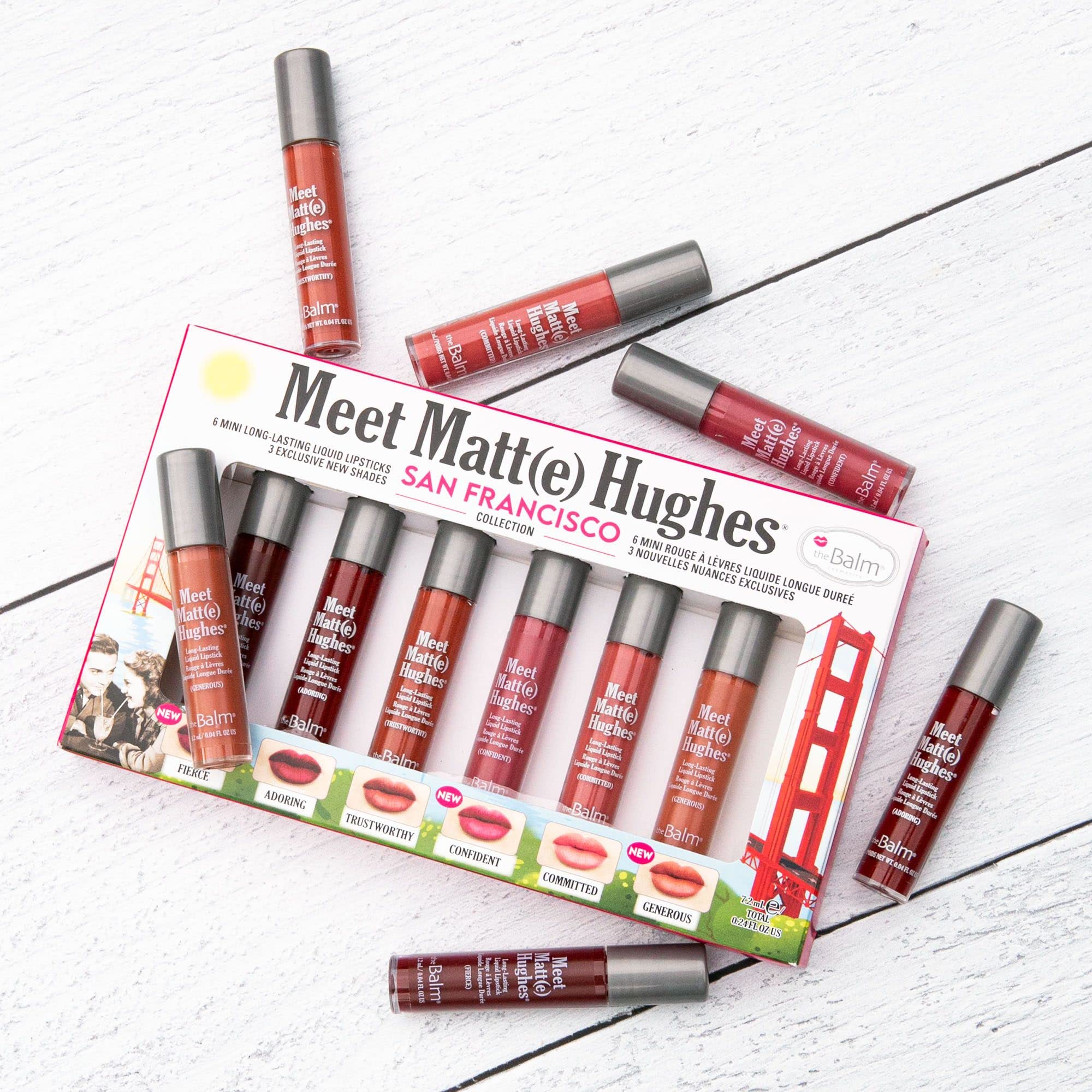 Foto 5 | Set De 6 Minilápices Labiales Líquidos De Larga Duración Thebalm - Venta Internacional.