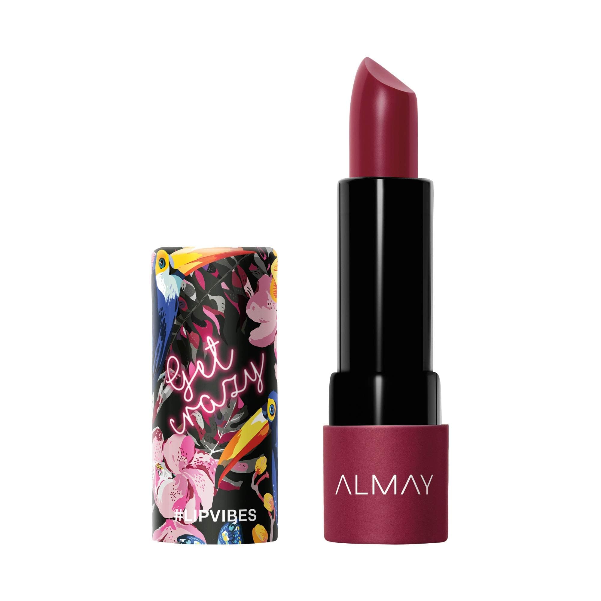 Lápiz Labial Almay Get Crazy Matte Finish Hipoalergénico, 4 Ml - Venta Internacional.