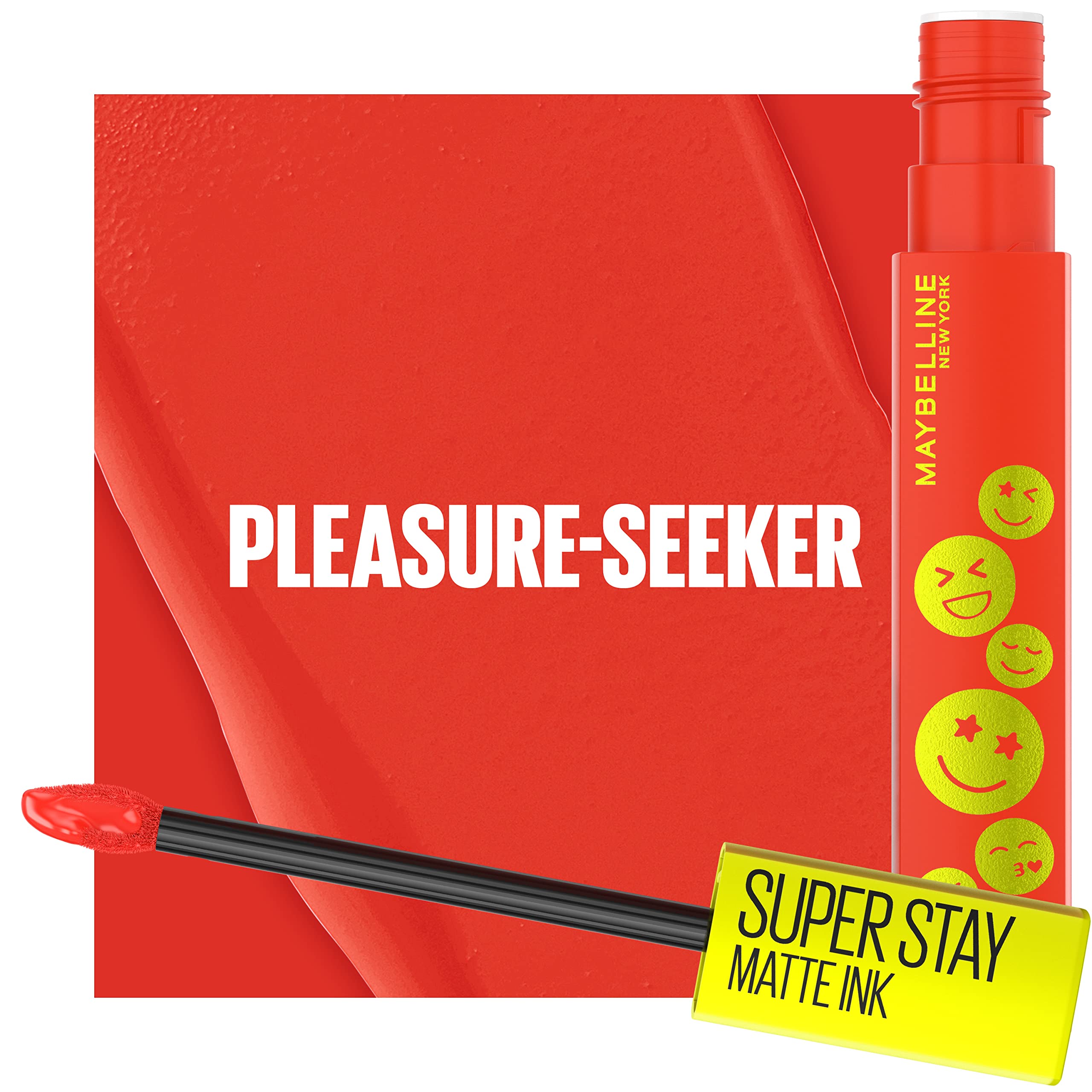 Foto 4 pulgar | Lápiz Labial Maybelline Super Stay Matte Ink Pleasure Seeker Red - Venta Internacional.