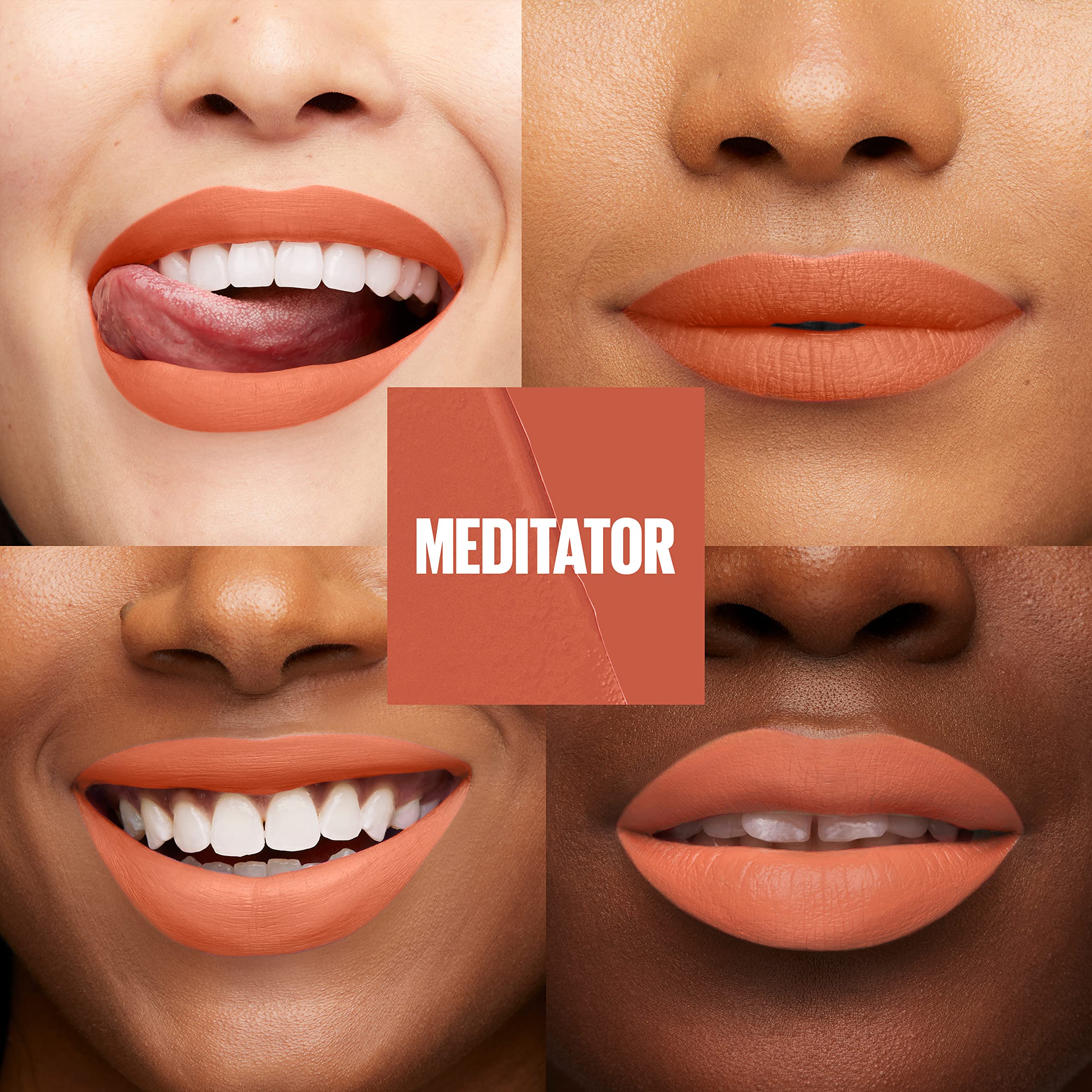 Foto 3 pulgar | Lápiz Labial Maybelline Super Stay Matte Ink Meditator Coral Nude - Venta Internacional.