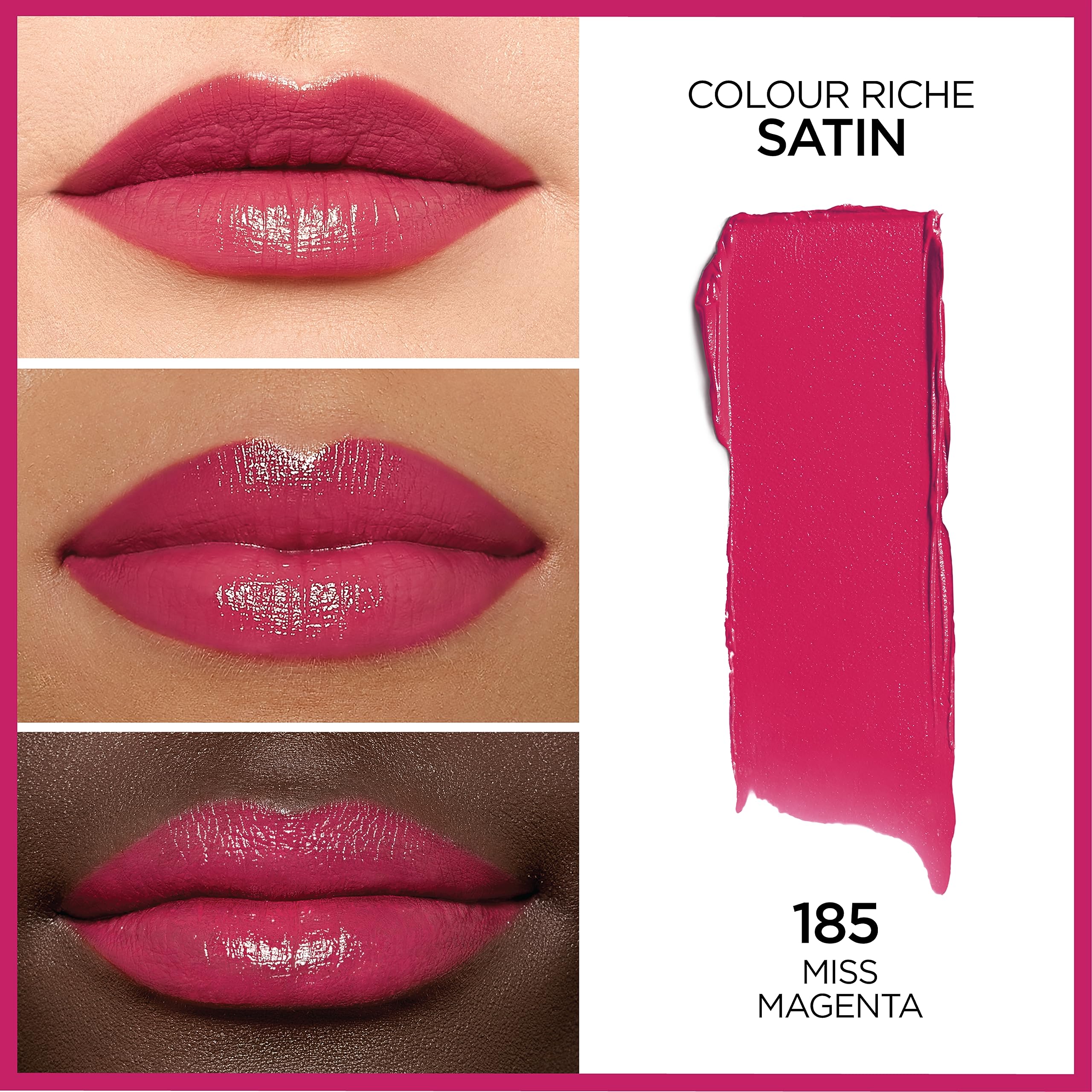 Foto 3 pulgar | Lápiz Labial L'oréal Paris Colour Riche Original Miss Magenta - Venta Internacional.