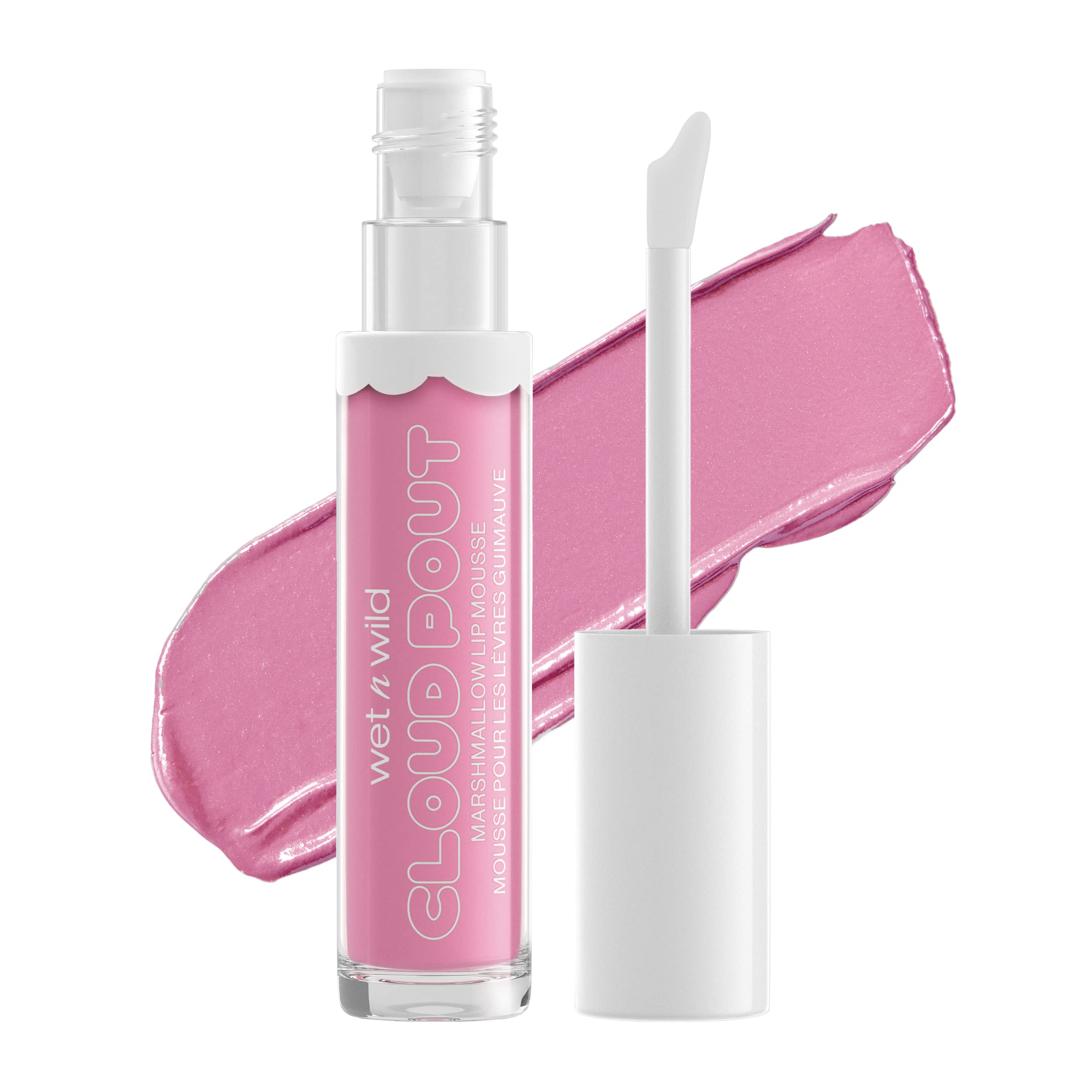 Foto 1 | Lápiz Labial Líquido Wet N Wild Cloud Pout Marshmallow Pink - Venta Internacional.