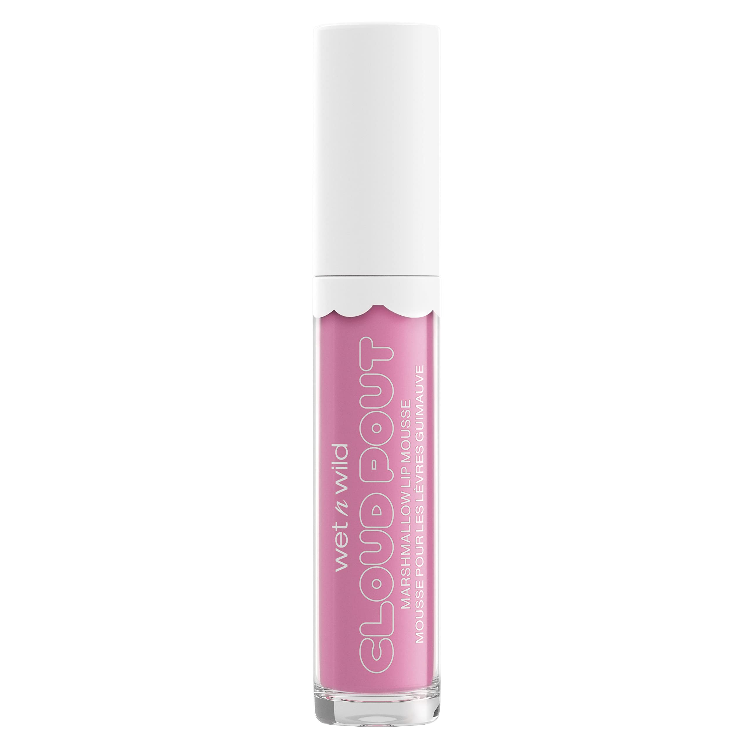 Foto 2 | Lápiz Labial Líquido Wet N Wild Cloud Pout Marshmallow Pink - Venta Internacional.