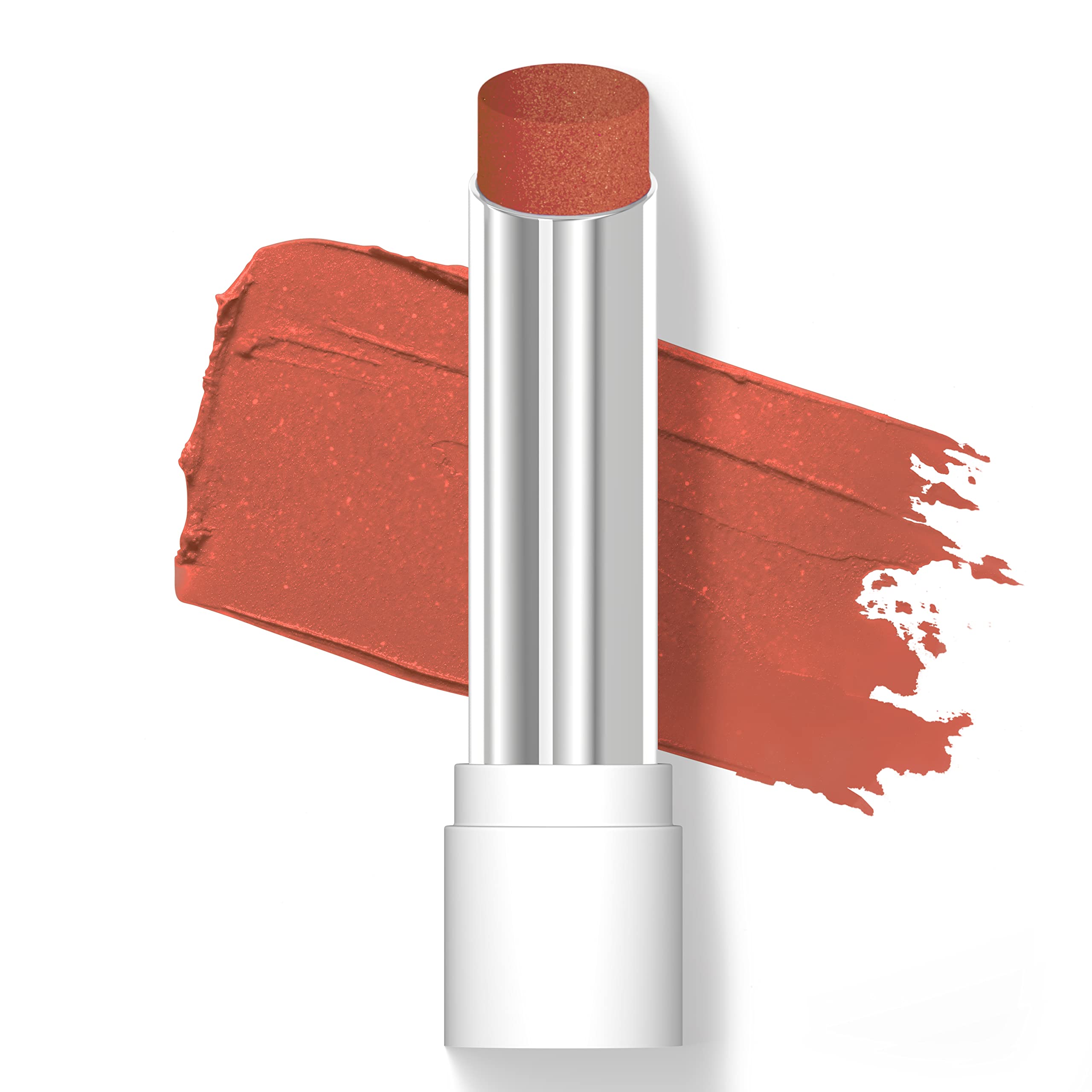 Lápiz Labial Wet N Wild Rose, Reconfortante, Brillante, Rojo Natural - Venta Internacional.