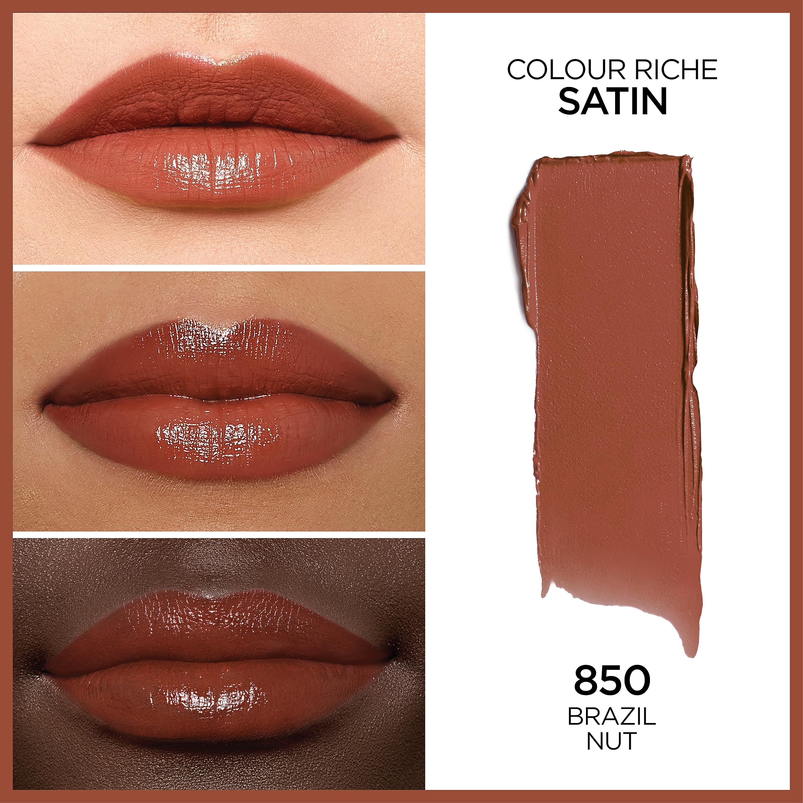 Foto 2 | Lápiz Labial L'oréal Paris Colour Riche Original Brazil Nut - Venta Internacional.