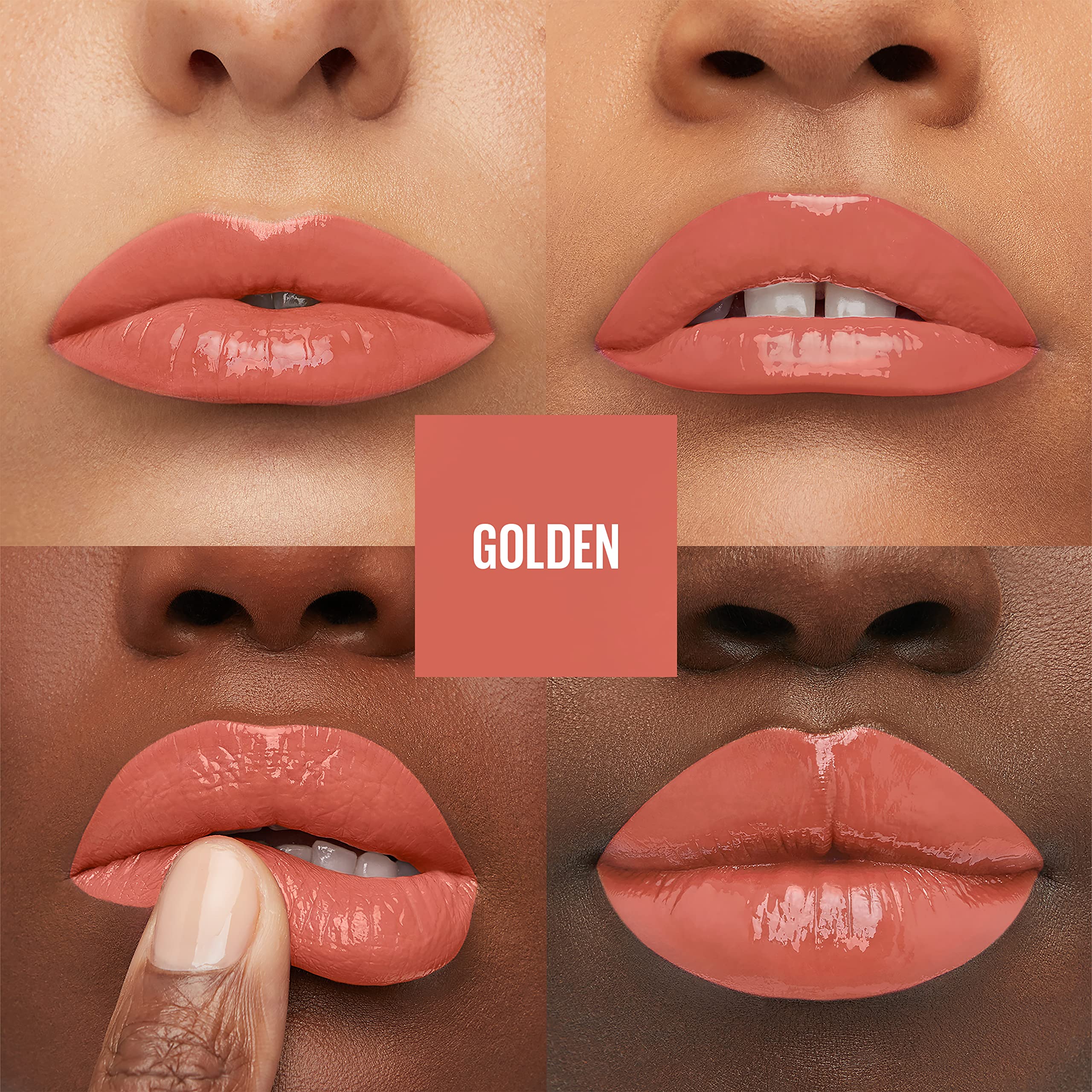 Foto 4 pulgar | Lápiz Labial Maybelline Super Stay Vinyl Ink Longwear Golden Pink - Venta Internacional.