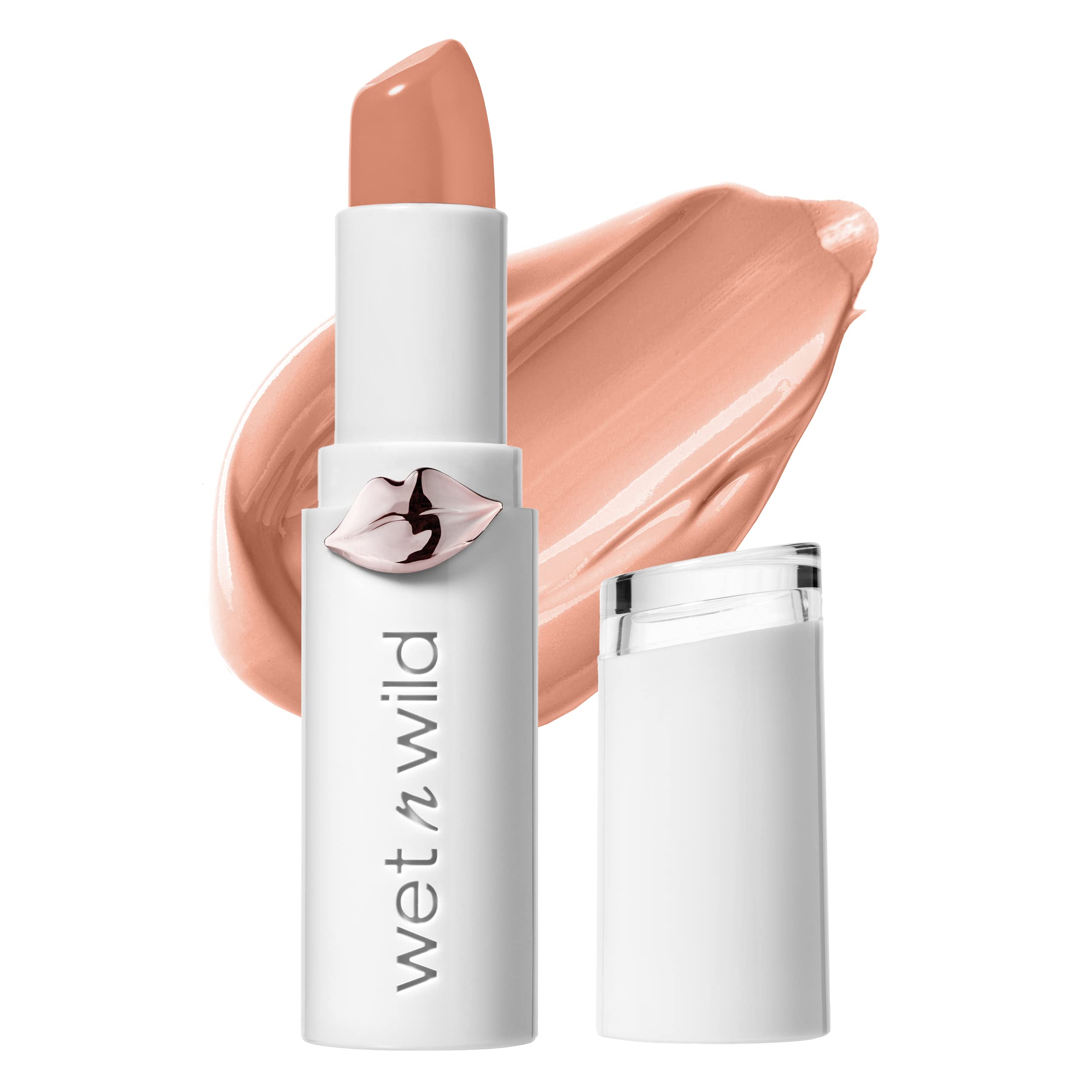 Foto 2 pulgar | Lápiz Labial Wet N Wild Mega Last High-shine Peach Please - Venta Internacional.