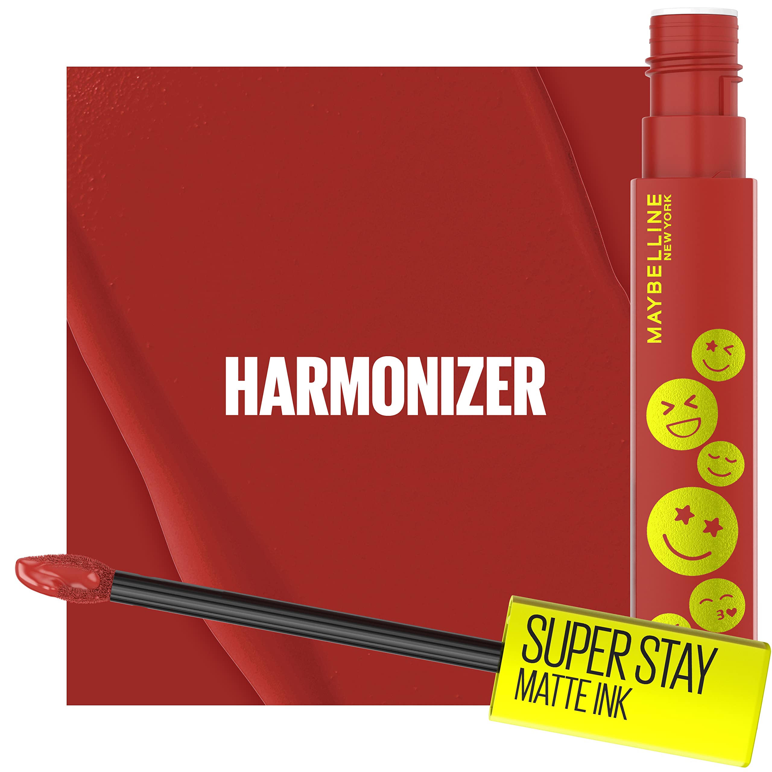 Foto 3 pulgar | Lápiz Labial Maybelline Super Stay Matte Ink Harmonizer, Rojo Y Marrón - Venta Internacional.