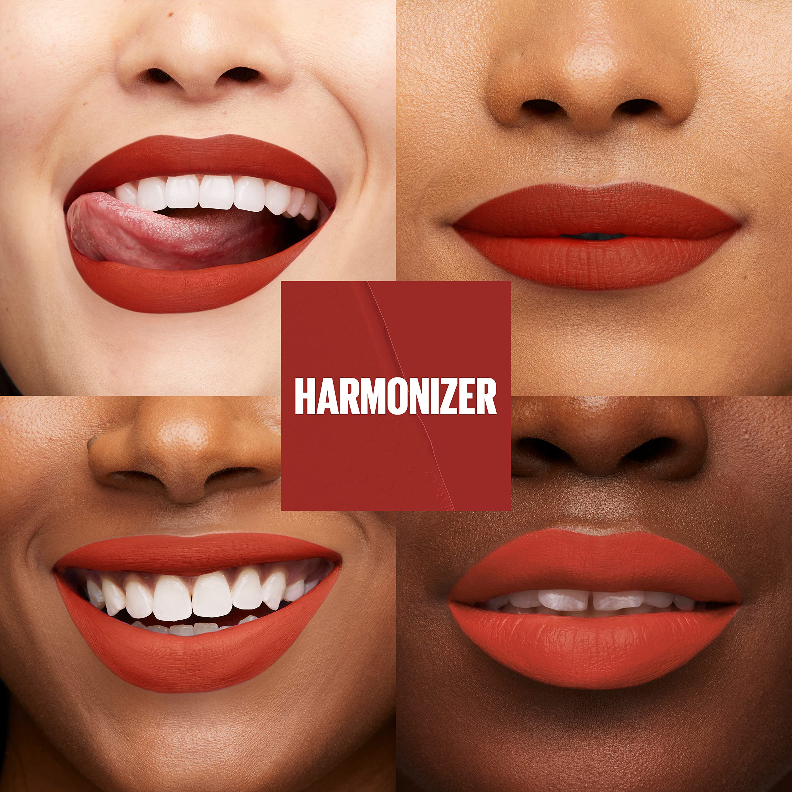 Foto 4 pulgar | Lápiz Labial Maybelline Super Stay Matte Ink Harmonizer, Rojo Y Marrón - Venta Internacional.