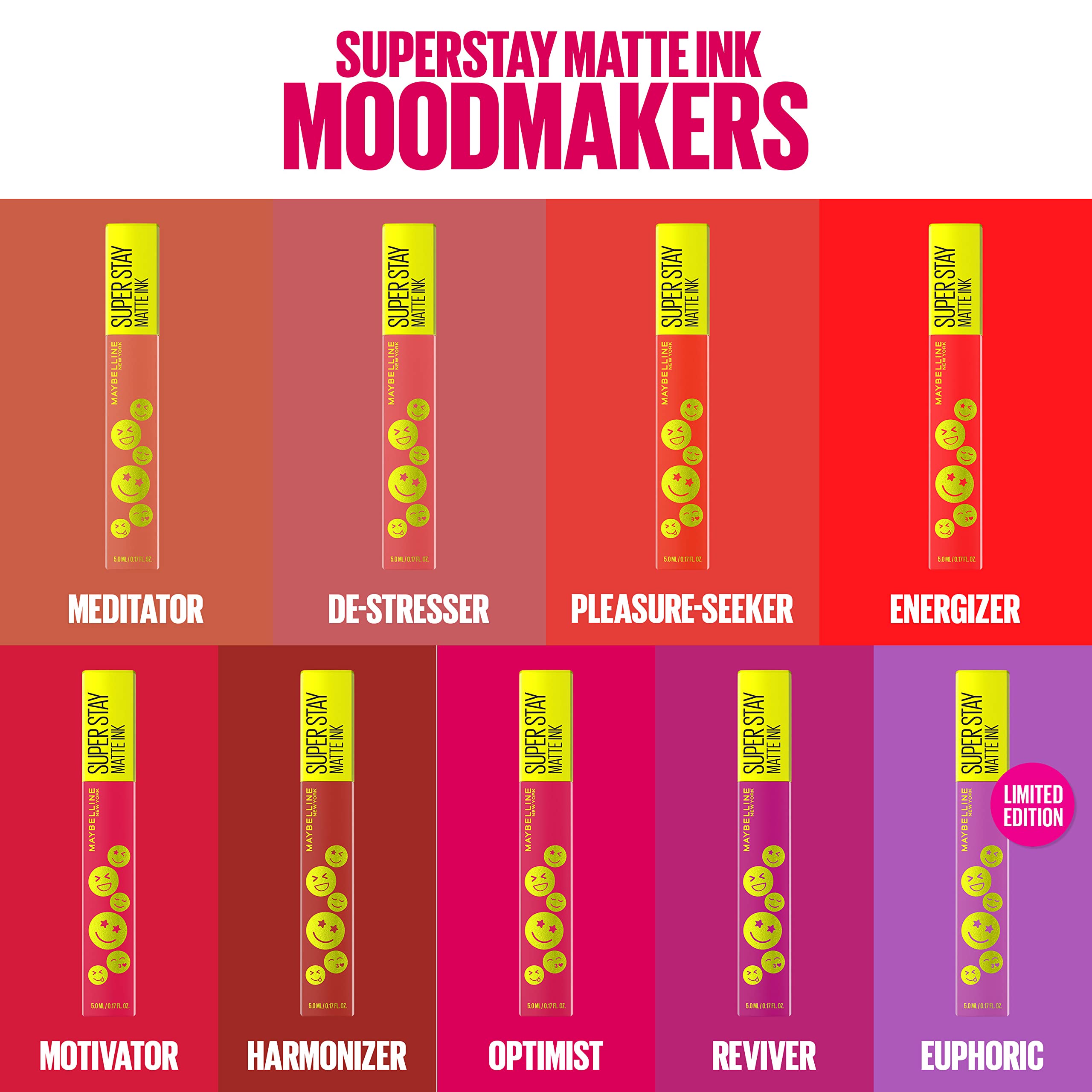 Foto 5 | Lápiz Labial Maybelline Super Stay Matte Ink Harmonizer, Rojo Y Marrón - Venta Internacional.