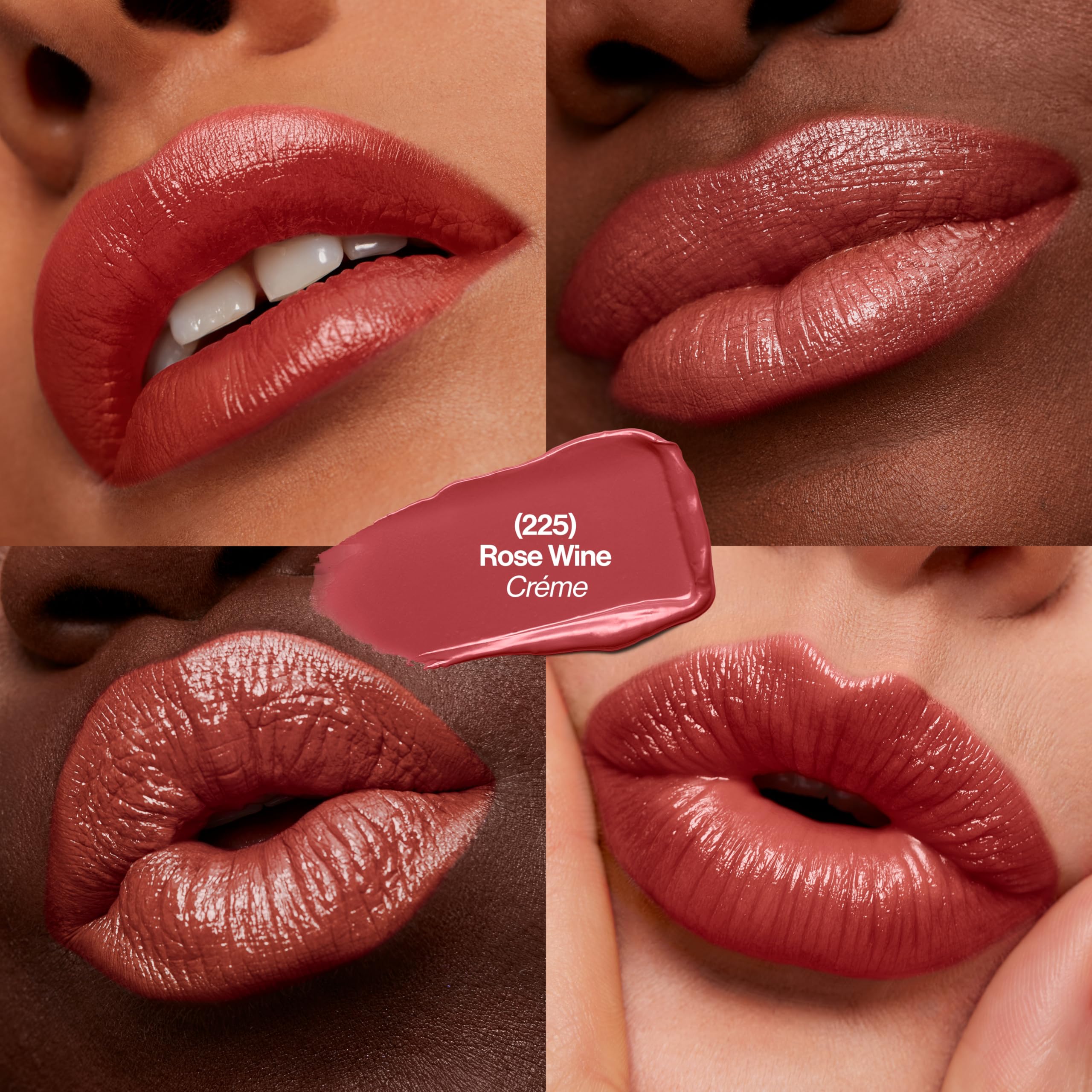 Foto 3 | Lápiz Labial Revlon Super Lustrous Creamy Rosewine (225), 4,4 Ml - Venta Internacional.