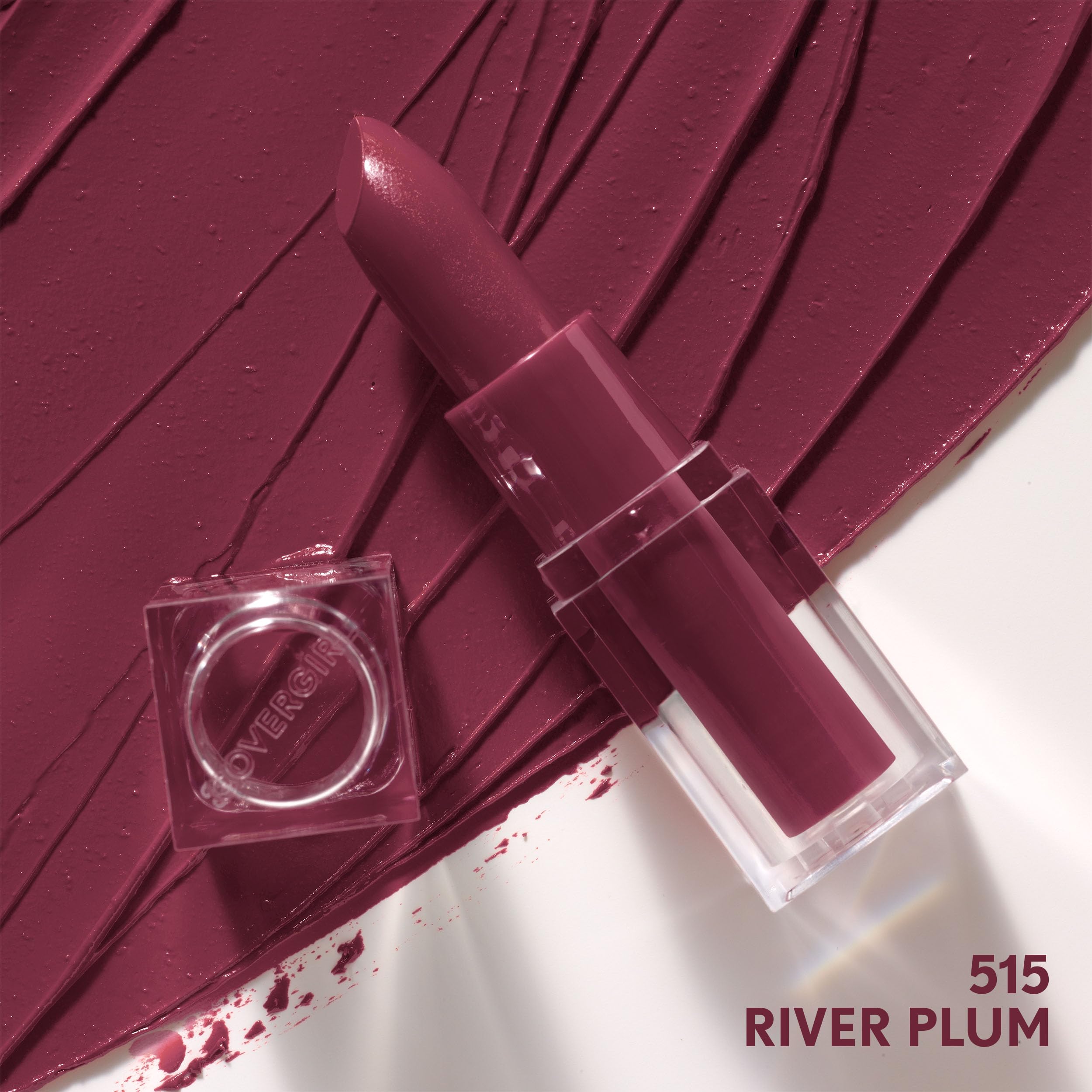 Foto 3 pulgar | Lápiz Labial Covergirl Clean Lip Color River Plum Con Acabado Satinado - Venta Internacional.