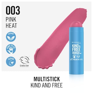 Foto 2 | Multiadherente Rimmel London Kind & Free 003 Pink Heat, 5 Ml - Venta Internacional.