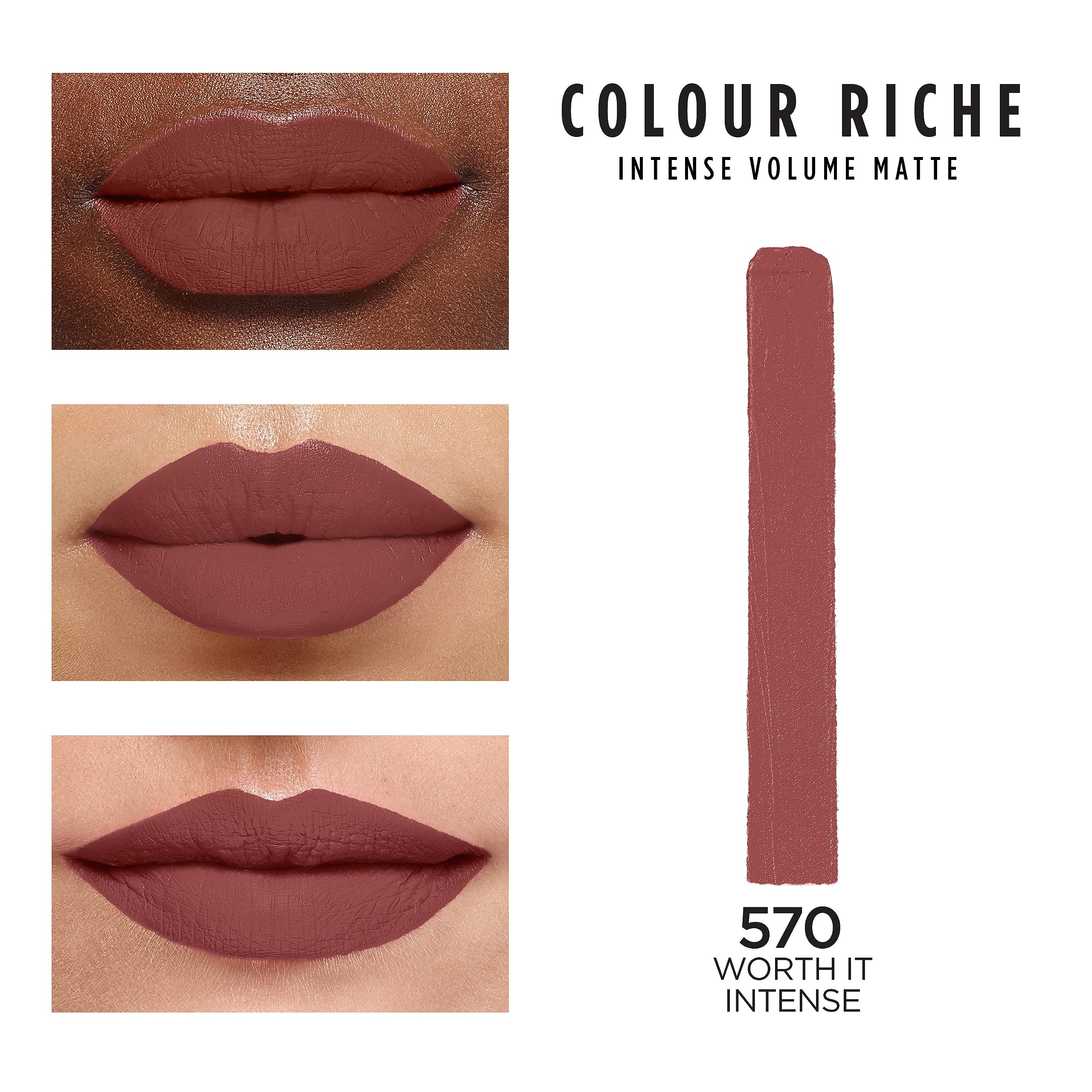 Foto 3 | Lápiz Labial L'oréal Paris Colour Riche Intense Volume Matte - Venta Internacional.