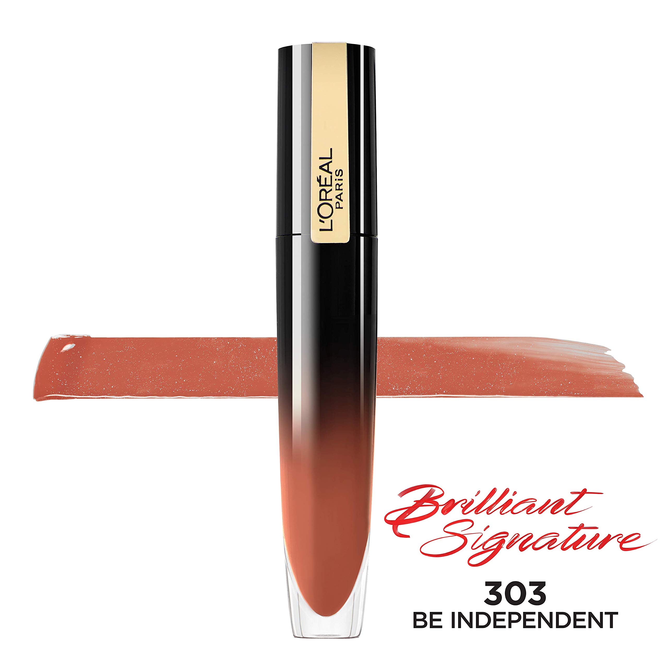 Foto 4 pulgar | Lápiz Labial L'Oréal Paris Brilliant Signature Shiny Be Independent - Venta Internacional