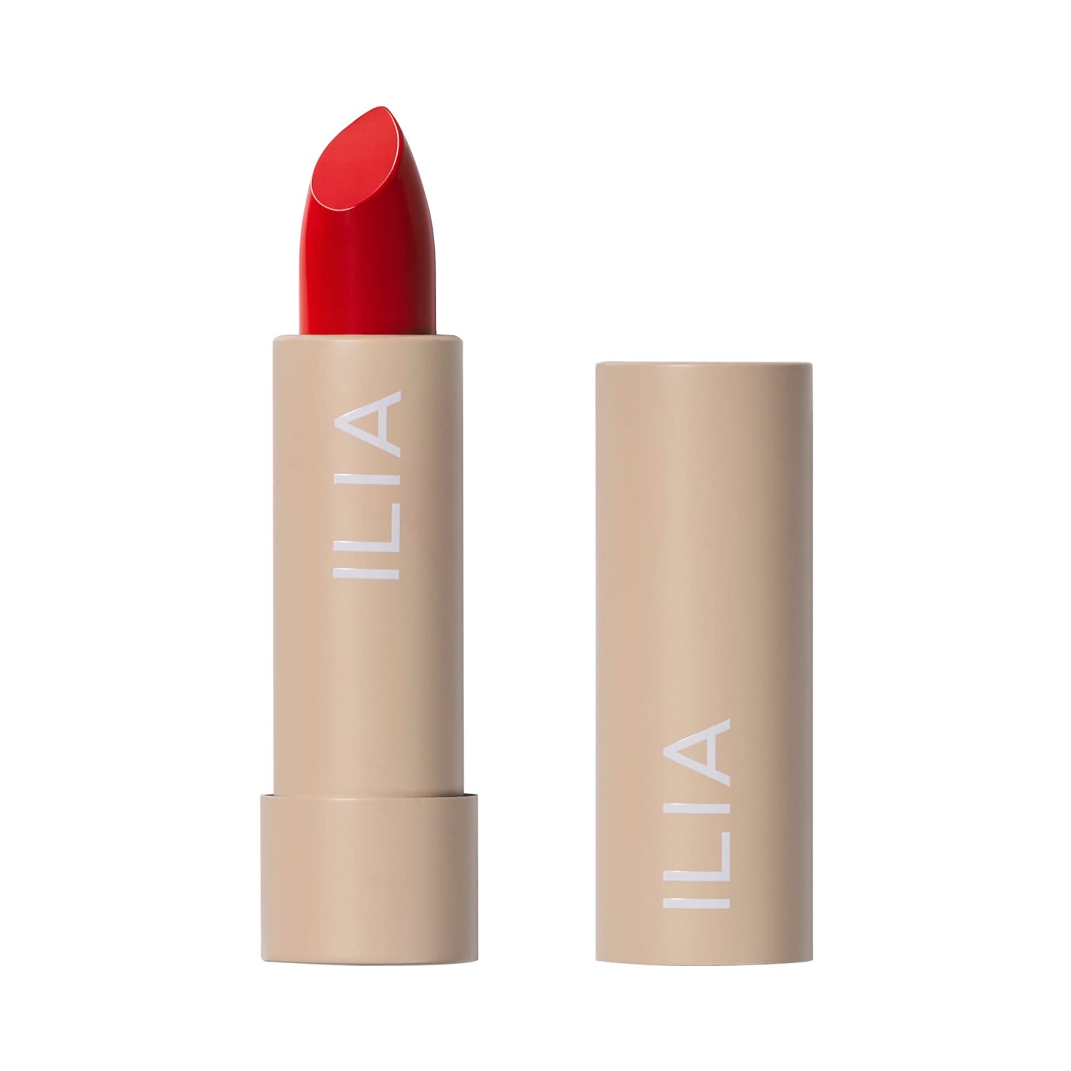 Lápiz Labial Ilia Beauty Color Block High Impact Flame, 4 Ml - Venta Internacional.