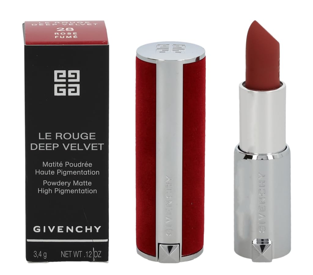 Foto 2 pulgar | Lápiz Labial Givenchy Le Rouge Deep Velvet Matte 28 Rose Fume - Venta Internacional.