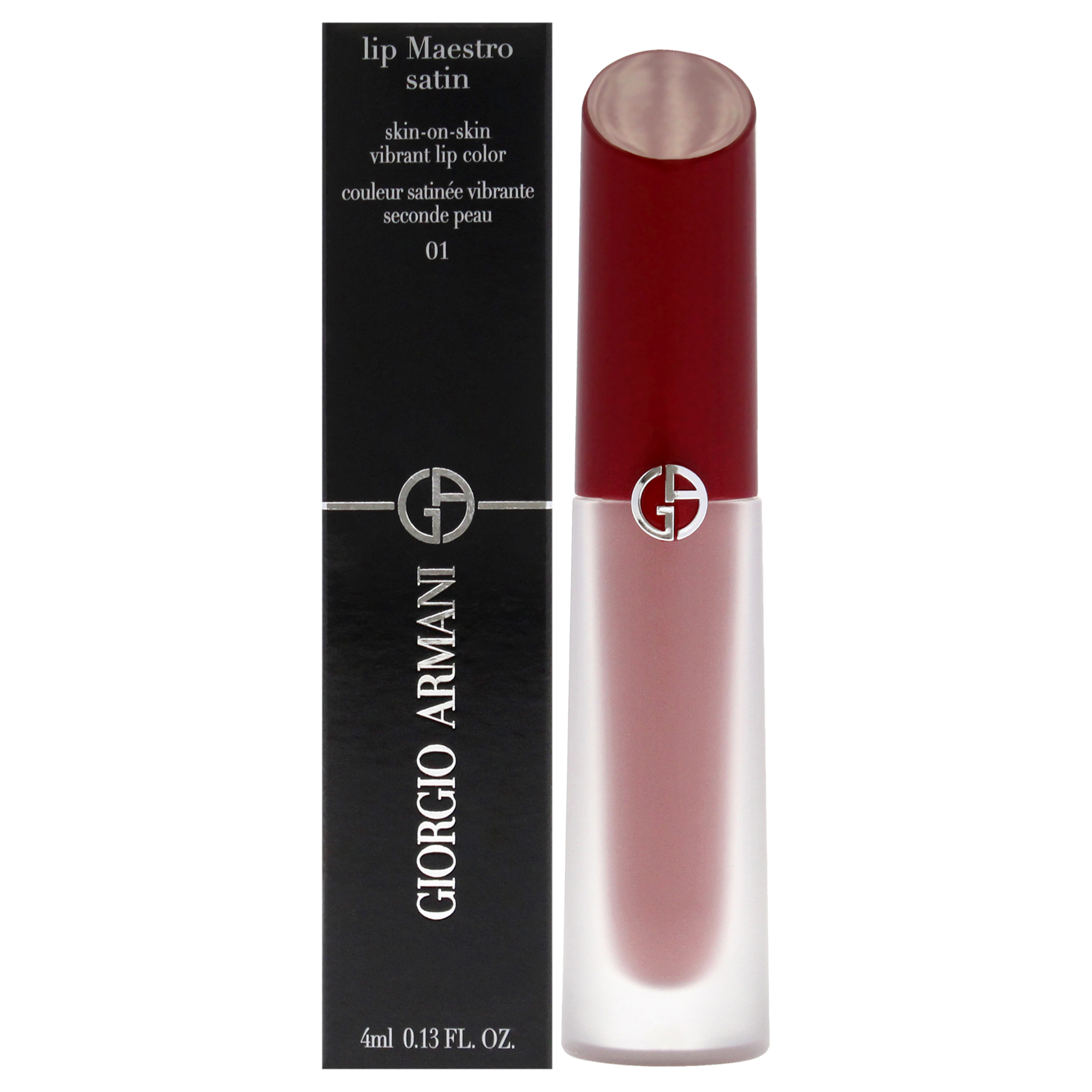 Foto 2 pulgar | Lápiz Labial Giorgio Armani Lip Satin 01 Summer Adventure - Venta Internacional.