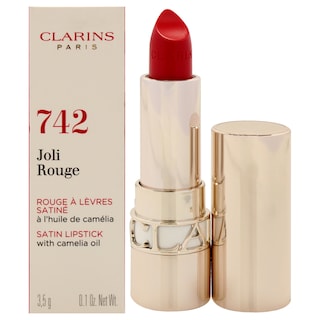 Foto 1 | Lápiz Labial Clarins Joli Rouge Satin 742 Para Mujer, 3 Ml - Venta Internacional.
