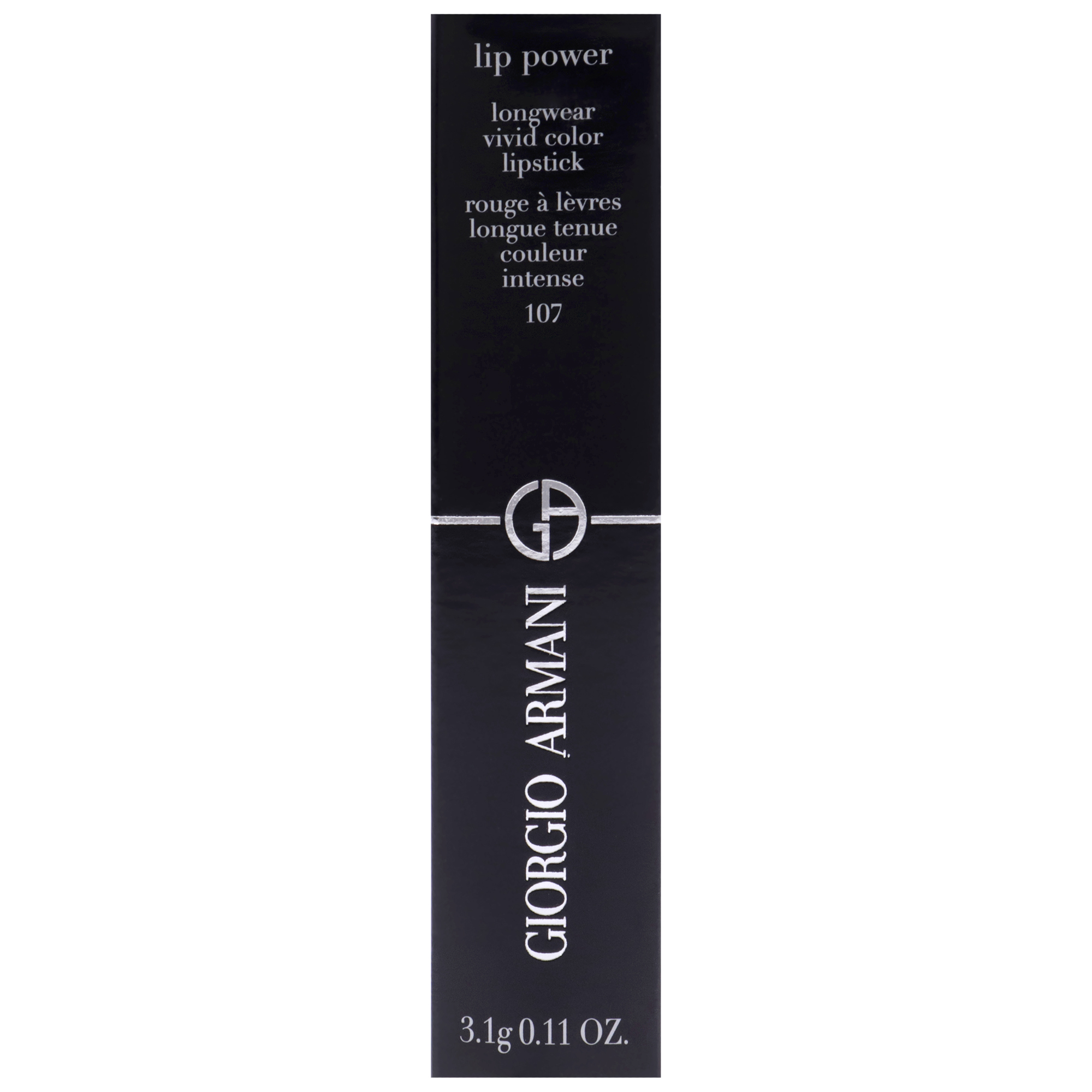 Foto 6 pulgar | Barra De Labios Giorgio Armani Lip Power Longwear 107 - Venta Internacional.