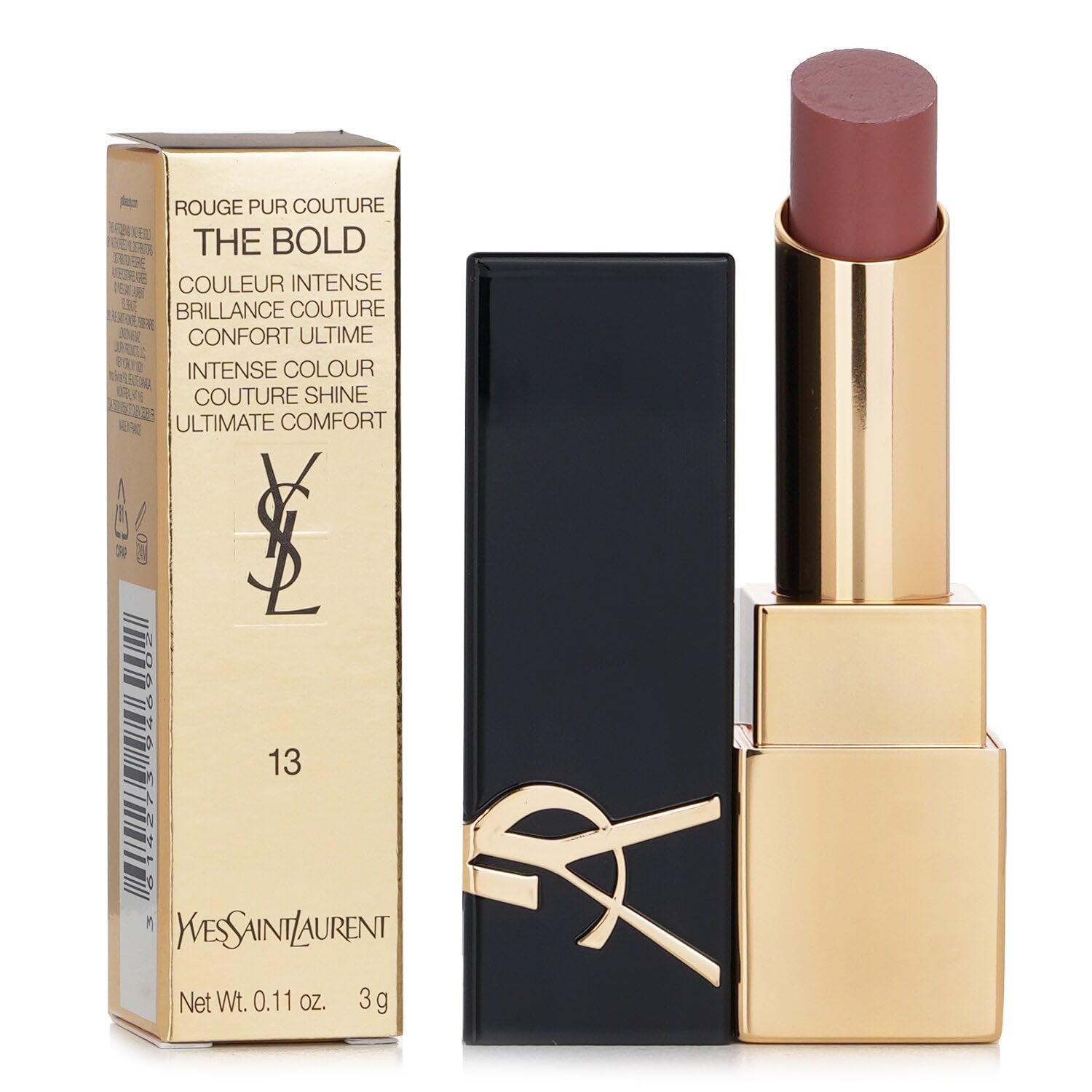 Foto 2 | Lápiz Labial Yves Saint Laurent The Bold High Pigment 13 Nude Era - Venta Internacional.