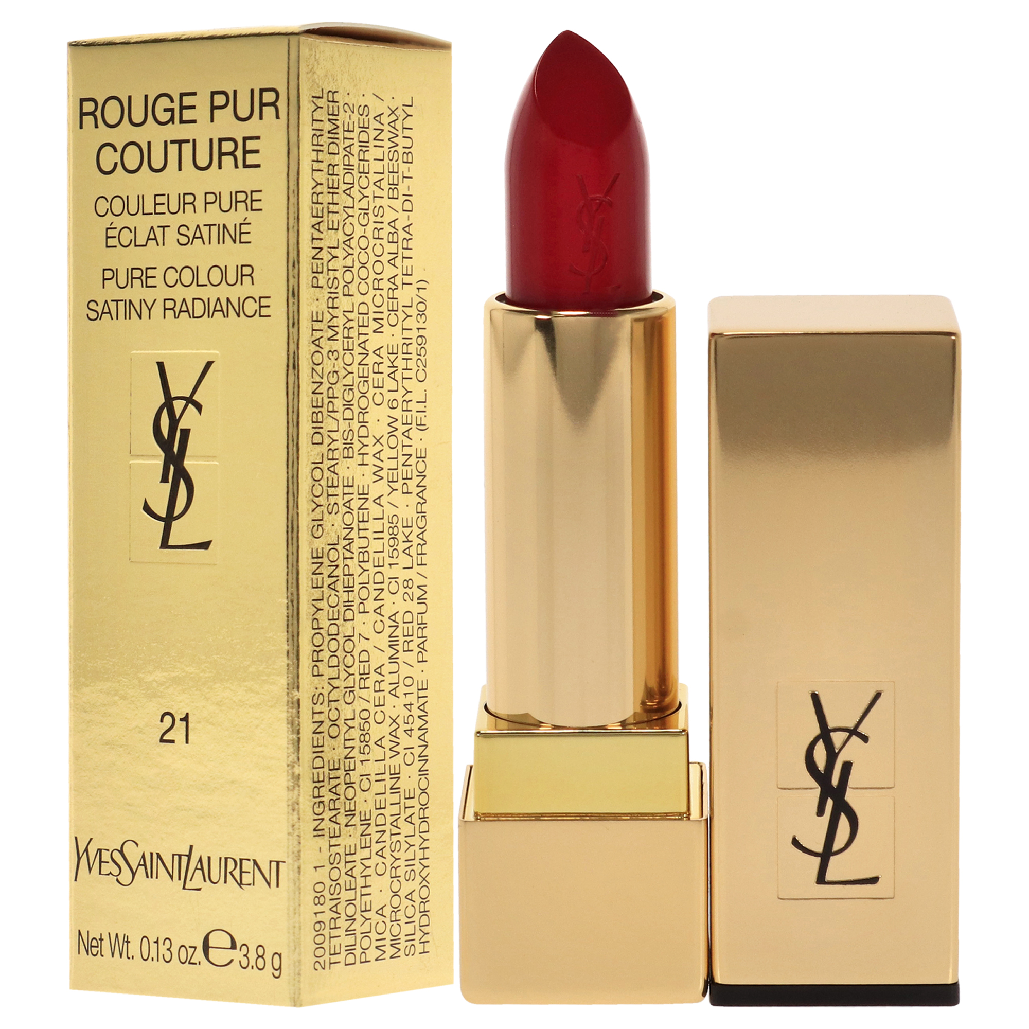 Foto 5 pulgar | Lápiz Labial Yves Saint Laurent Rouge Pur Couture Colour 21 3,8 M - Venta Internacional.