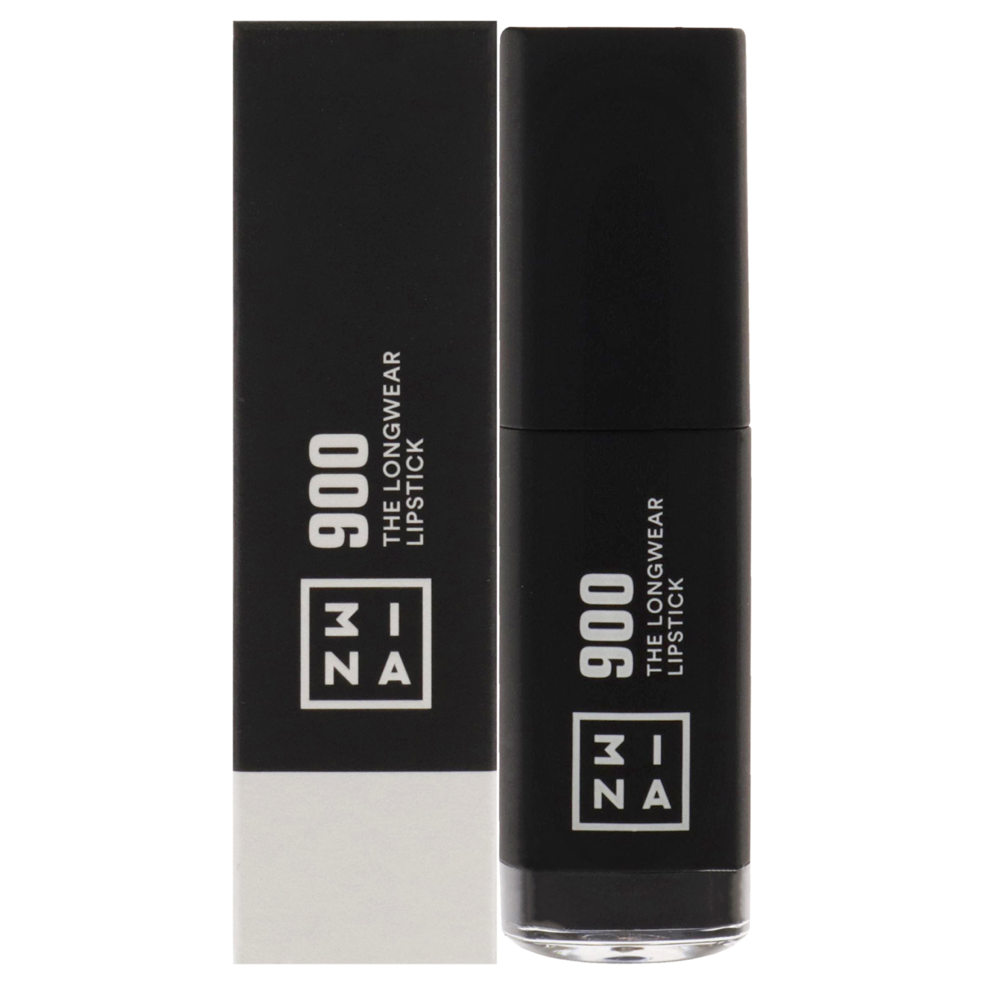 Lápiz Labial Líquido 3ina Longwear 900, Negro, 6 Ml, Acabado Mate - Venta Internacional.