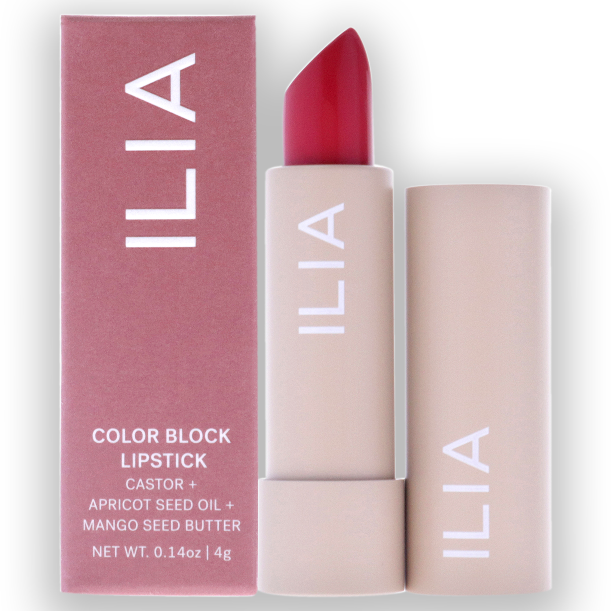 Lápiz Labial Ilia Grenadine 4 Ml - Hidratación Duradera - Venta Internacional.