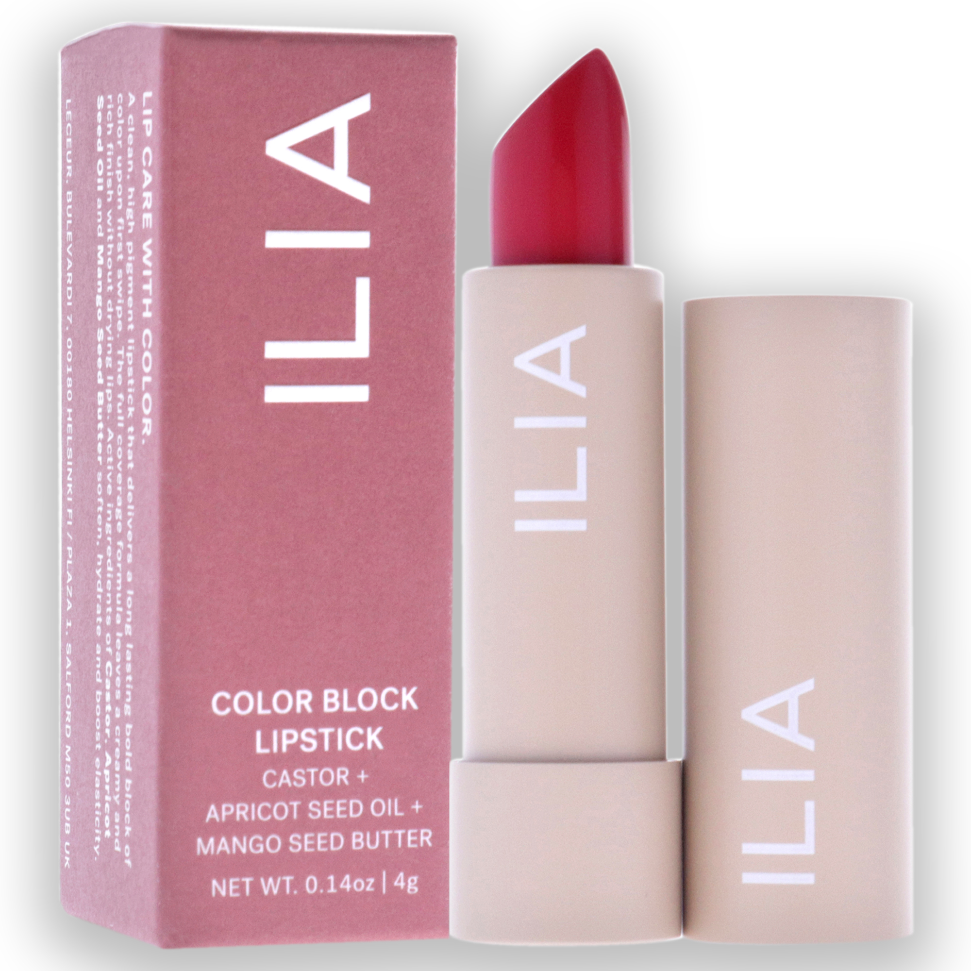 Foto 3 | Lápiz Labial Ilia Grenadine 4 Ml - Hidratación Duradera - Venta Internacional.