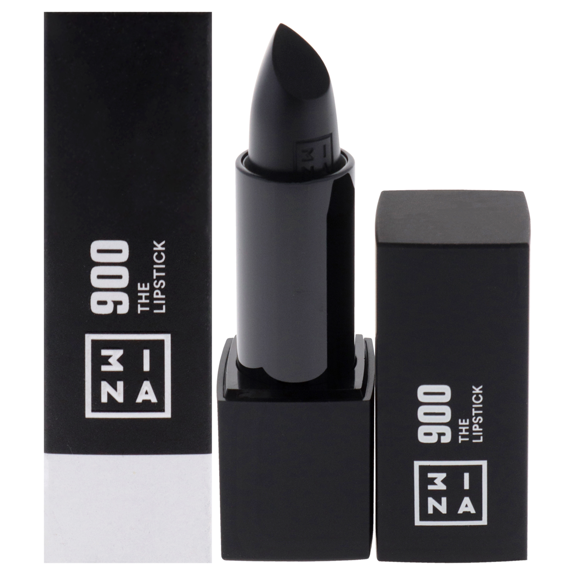 Lápiz Labial 3ina 900 Panther Black con Acabado Mate y Brillante - Venta Internacional