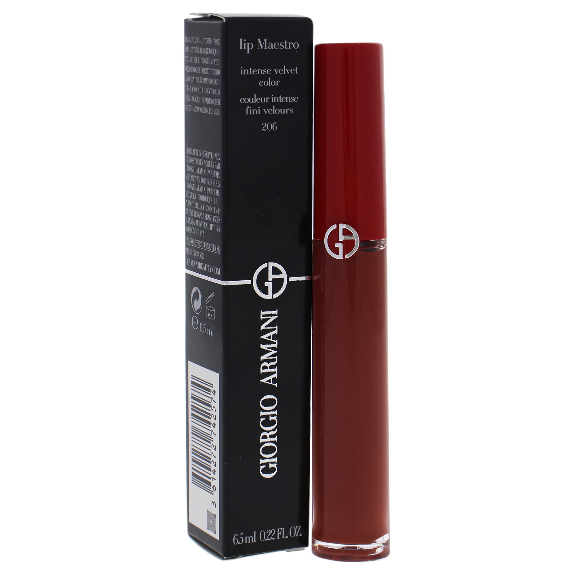 Foto 4 pulgar | Barra De Labios Giorgio Armani Lip Maestro Intense Velvet 206 Cedar - Venta Internacional.