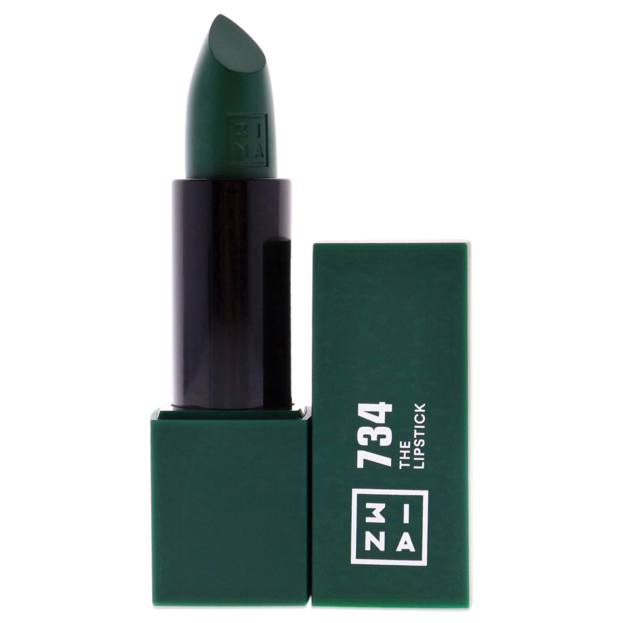 Foto 2 | Lápiz Labial 3ina 734 Deep Winter Green Con Acabado Mate Y Brillante - Venta Internacional.