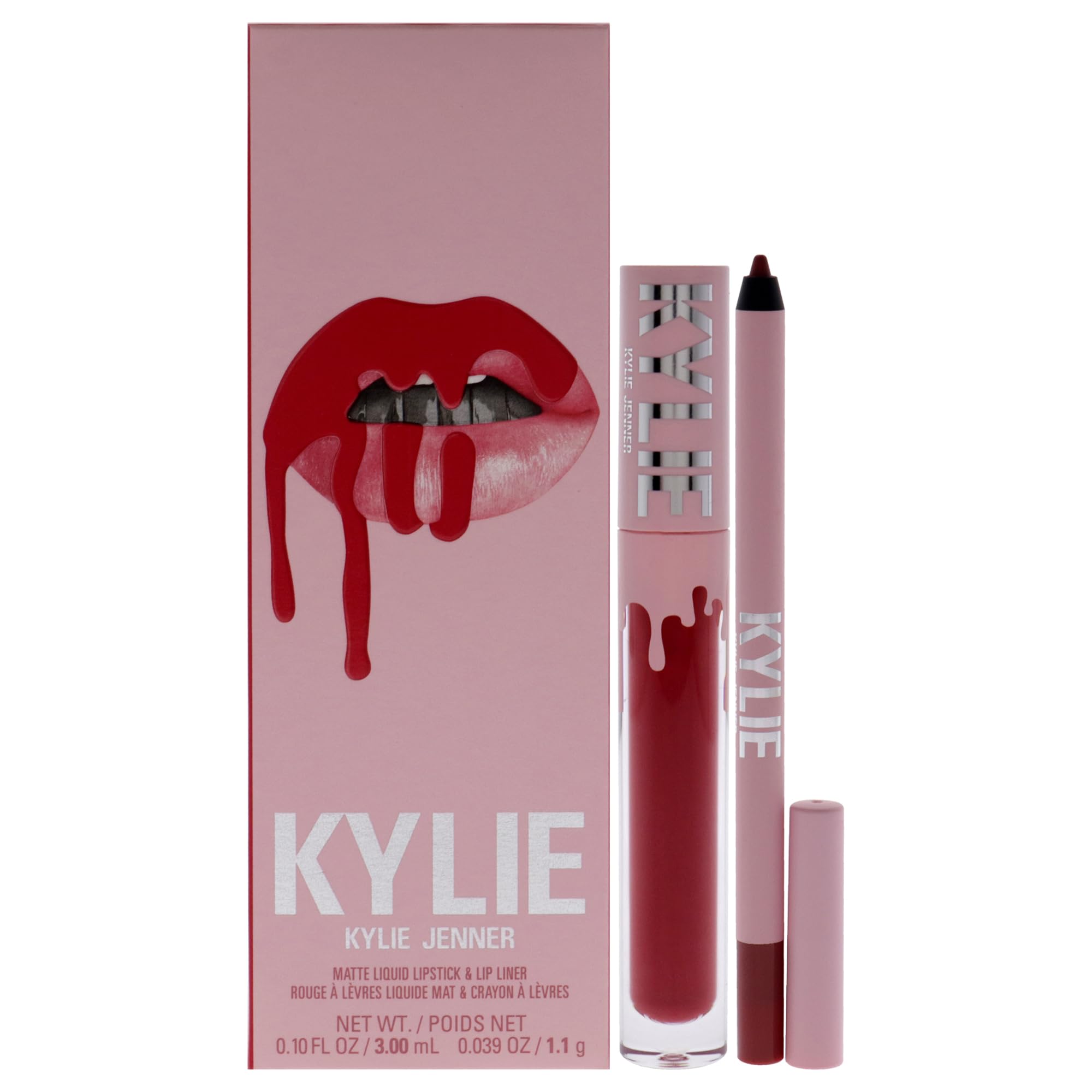 Foto 2 pulgar | Kit De Labios Kylie Cosmetics Matte 401 Victoria Para Mujer, 2 Unidades - Venta Internacional.