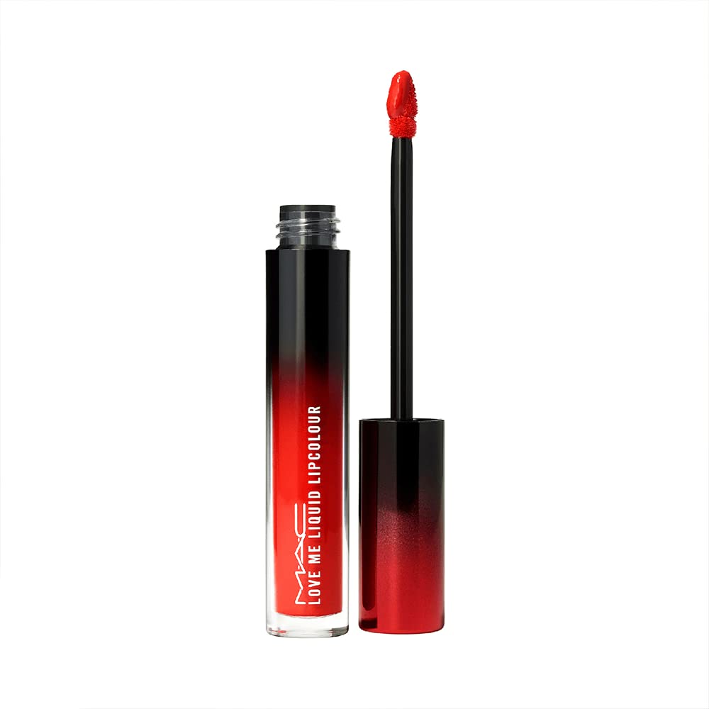 Foto 2 pulgar | Lápiz Labial Mac Love Me Lipcolour 492 Yeah, I'm Fancy Rojo Naranja - Venta Internacional.