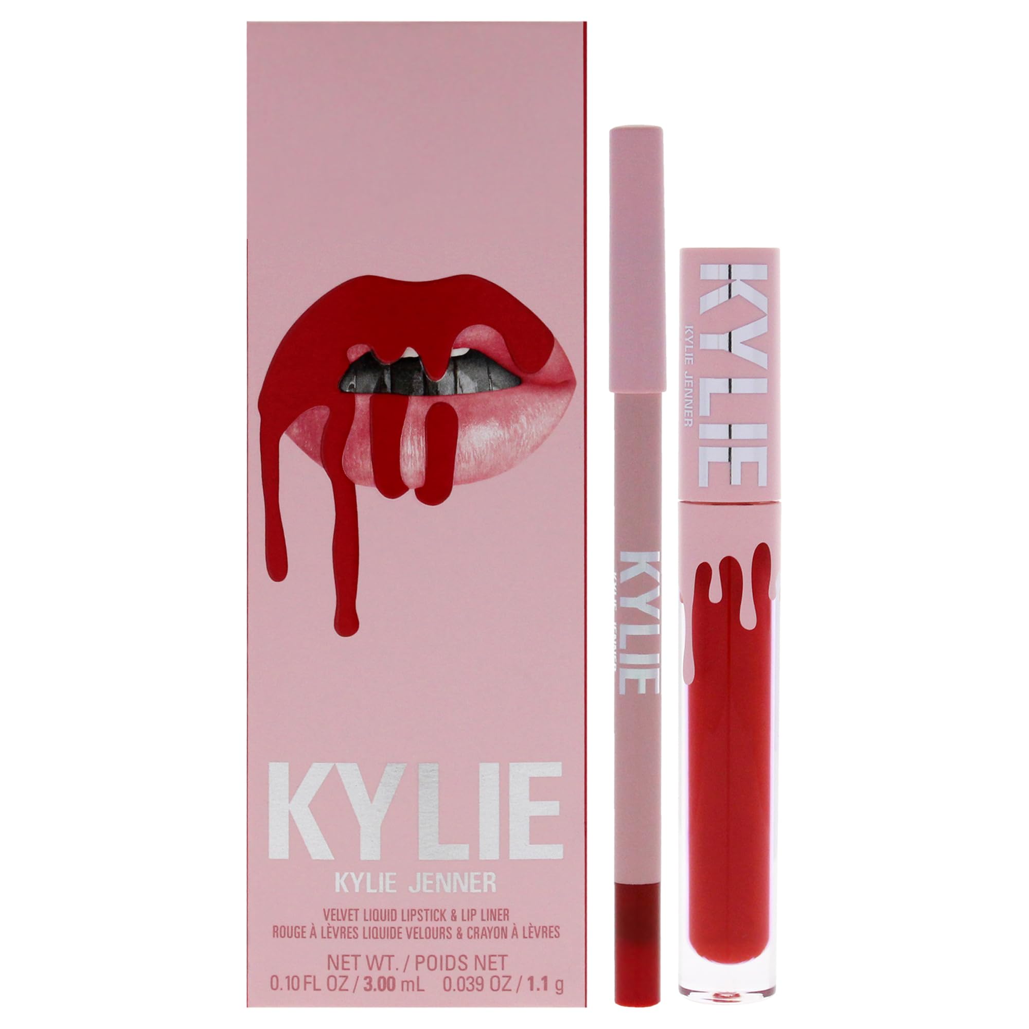 Foto 2 pulgar | Kit De Labios Kylie Cosmetics Velvet 405 Red Velvet Para Mujer - Venta Internacional.