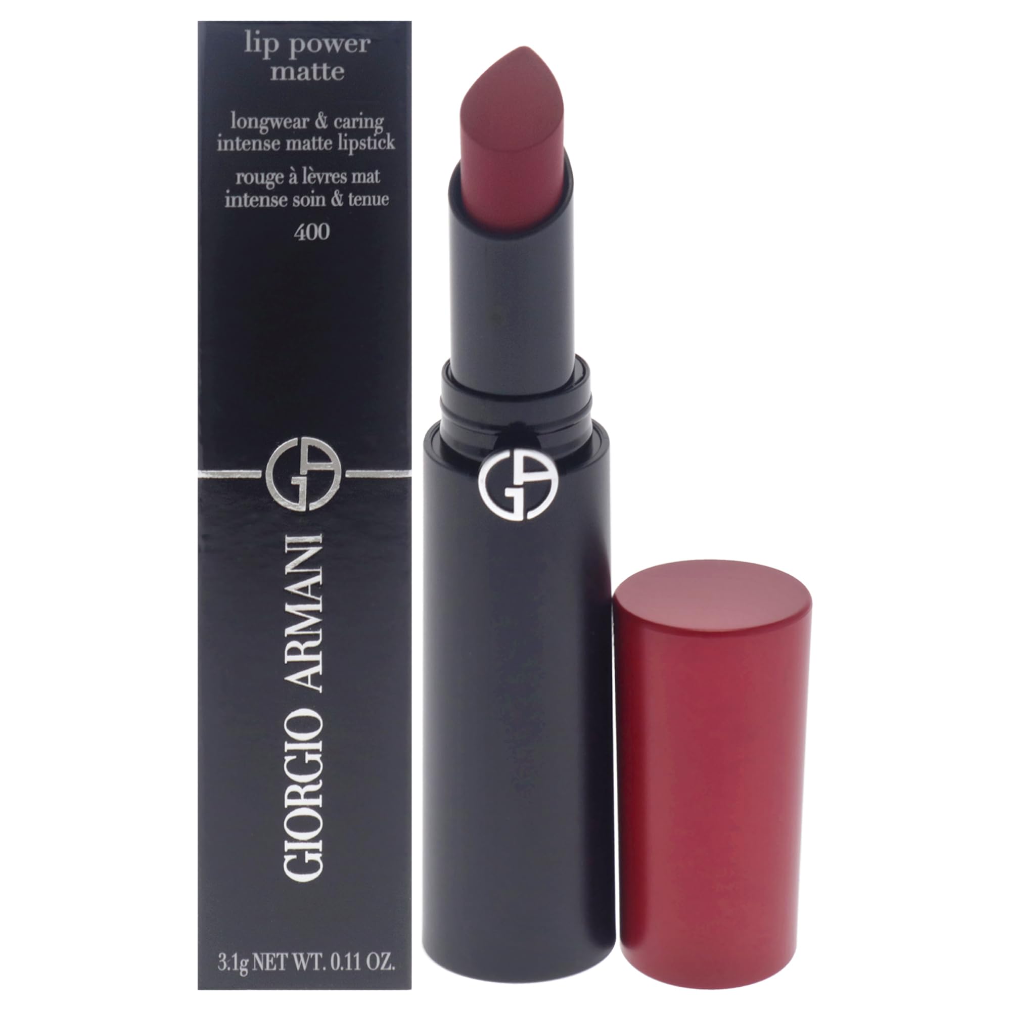 Foto 2 pulgar | Lápiz Labial Giorgio Armani Lip Power Duradero Matte 400 - Venta Internacional.