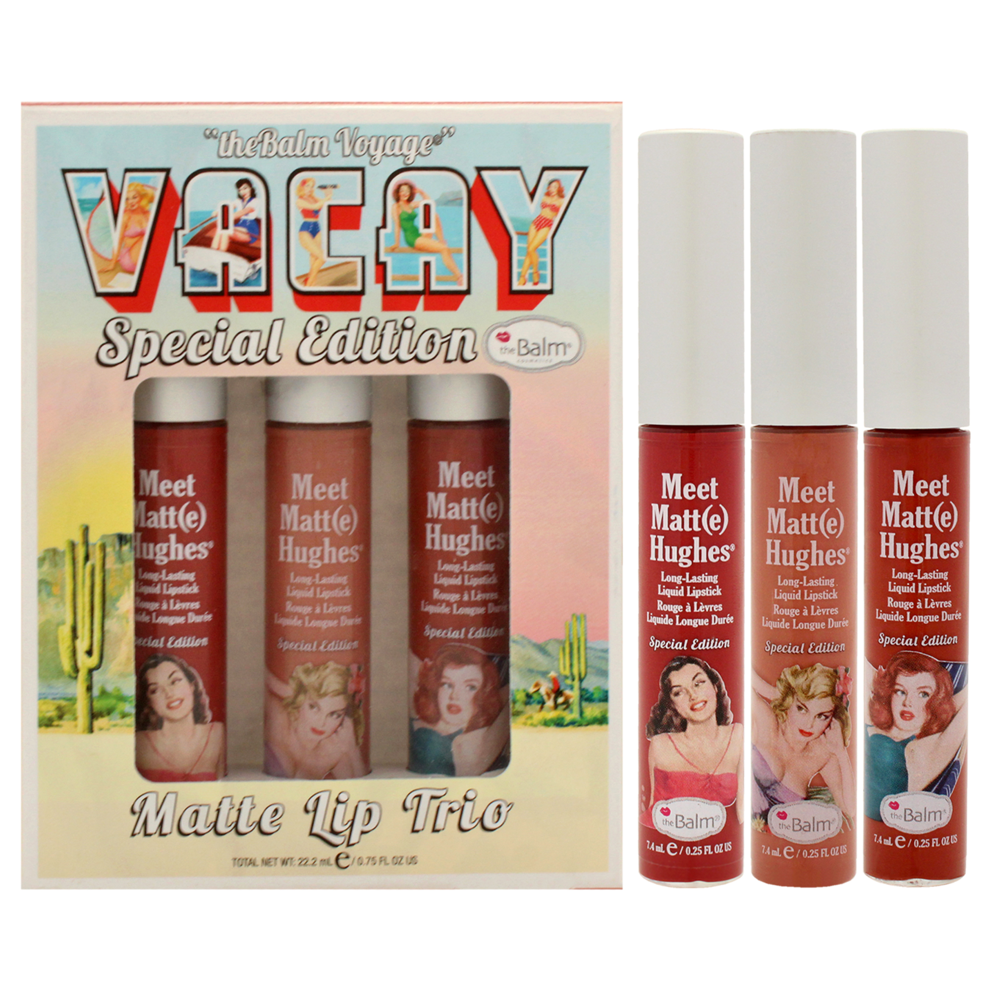 Lip Trio The Balm Voyage Vacay Conoce A Mattehughes Women - Venta Internacional.