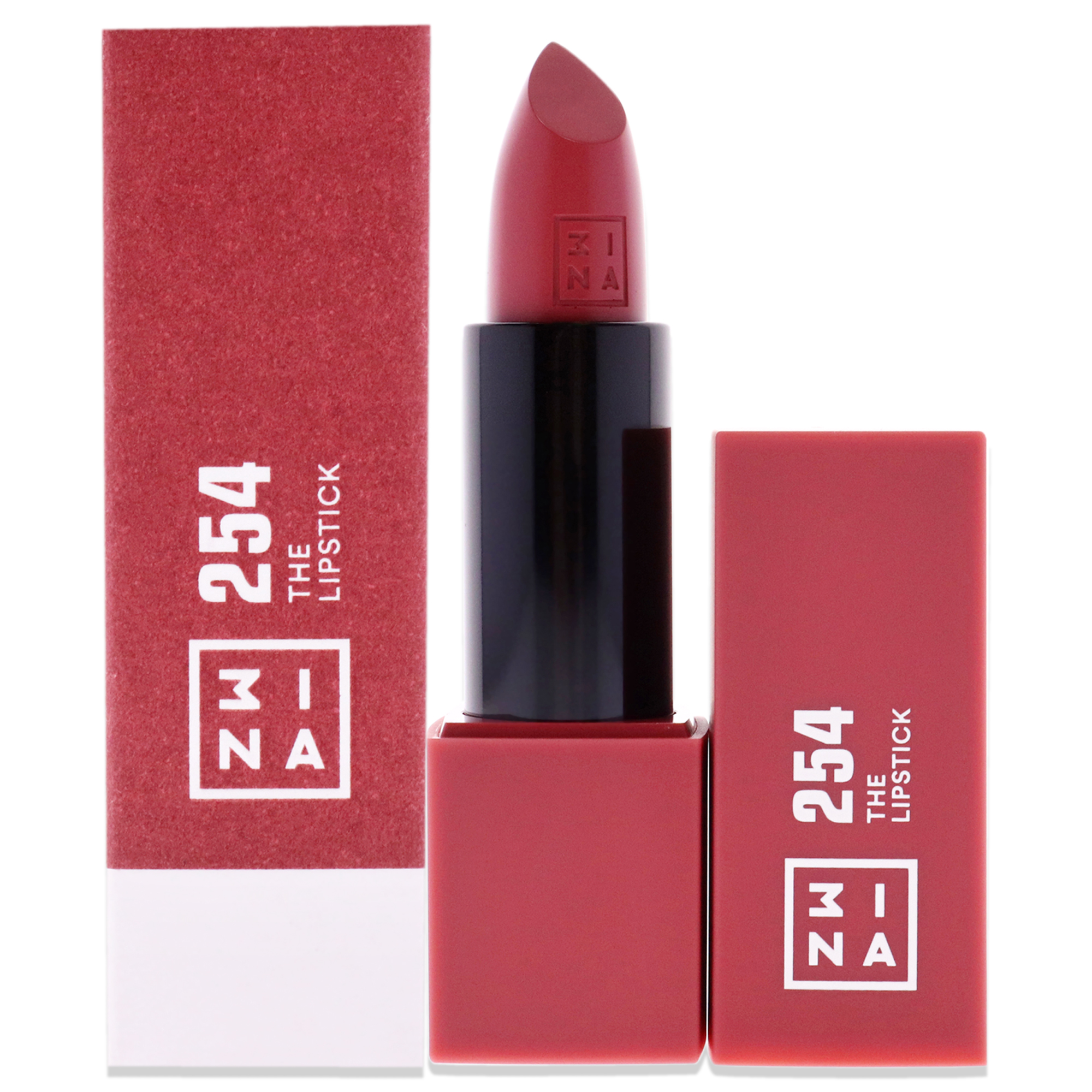 Lápiz Labial 3ina 254 Vintage Pastle Rose con Acabado Mate Y Brillante - Venta Internacional