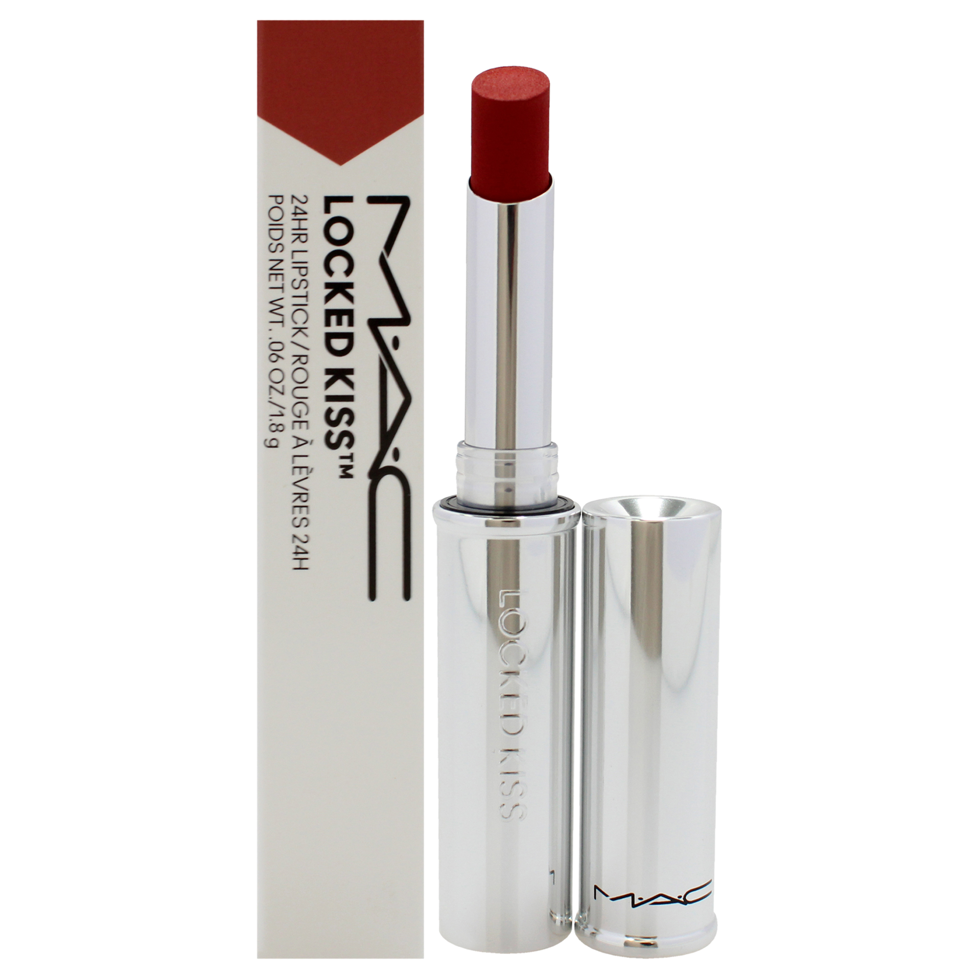 Foto 2 | Lápiz Labial Mac Locked Kiss 24 Hour Extra Chili 1,7 ml - Venta Internacional