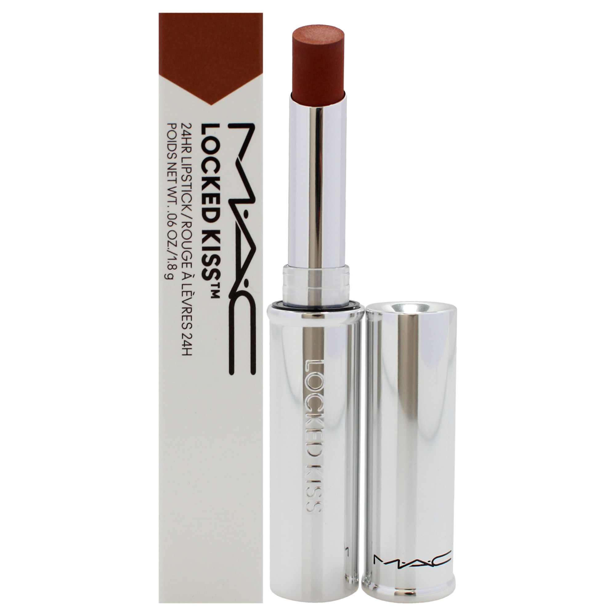 Lápiz Labial Mac Locked Kiss 24 Hour-poncy Para Mujer, 1,8 Ml - Venta Internacional.