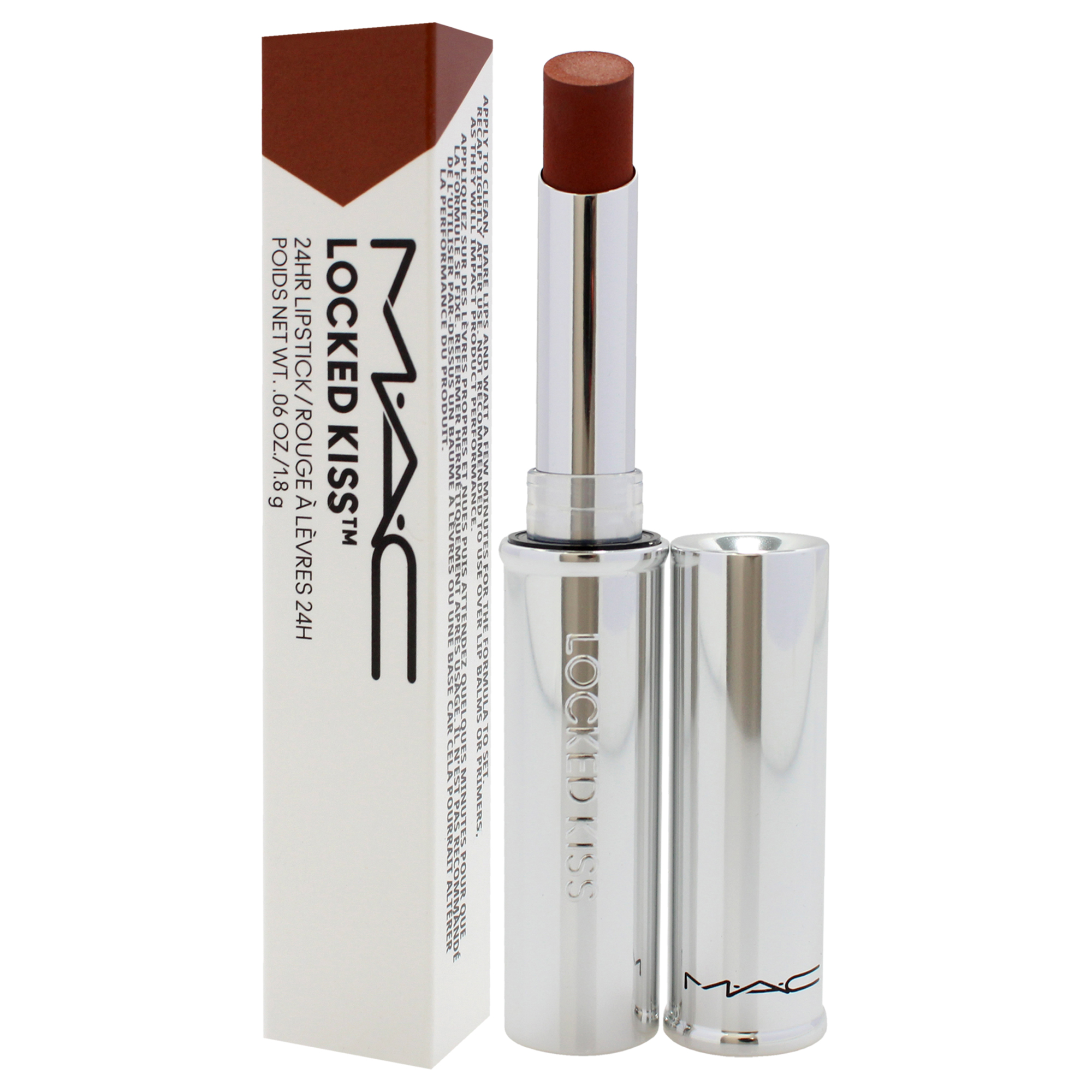 Foto 4 | Lápiz Labial Mac Locked Kiss 24 Hour-poncy Para Mujer, 1,8 Ml - Venta Internacional.