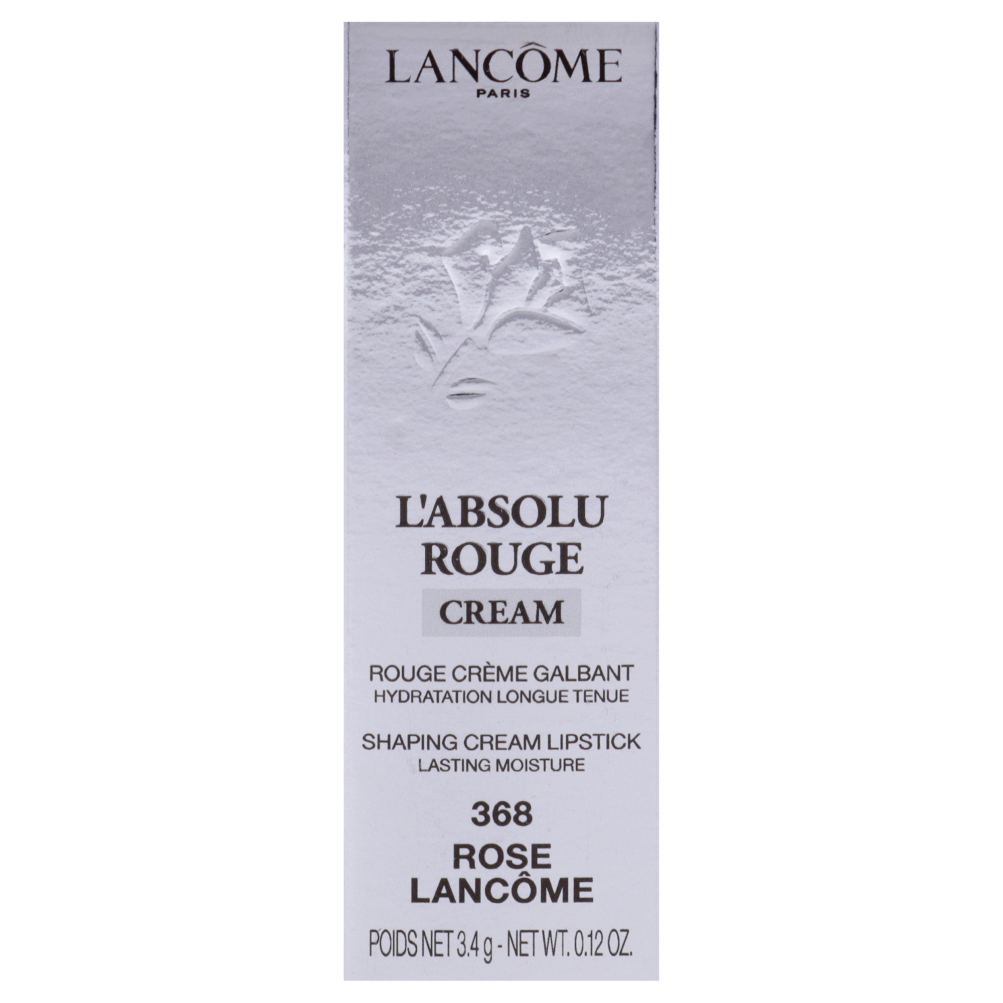 Foto 5 | Lápiz Labial Lancome Labsolu Rouge Hydrating Shaping #368 Cream - Venta Internacional.