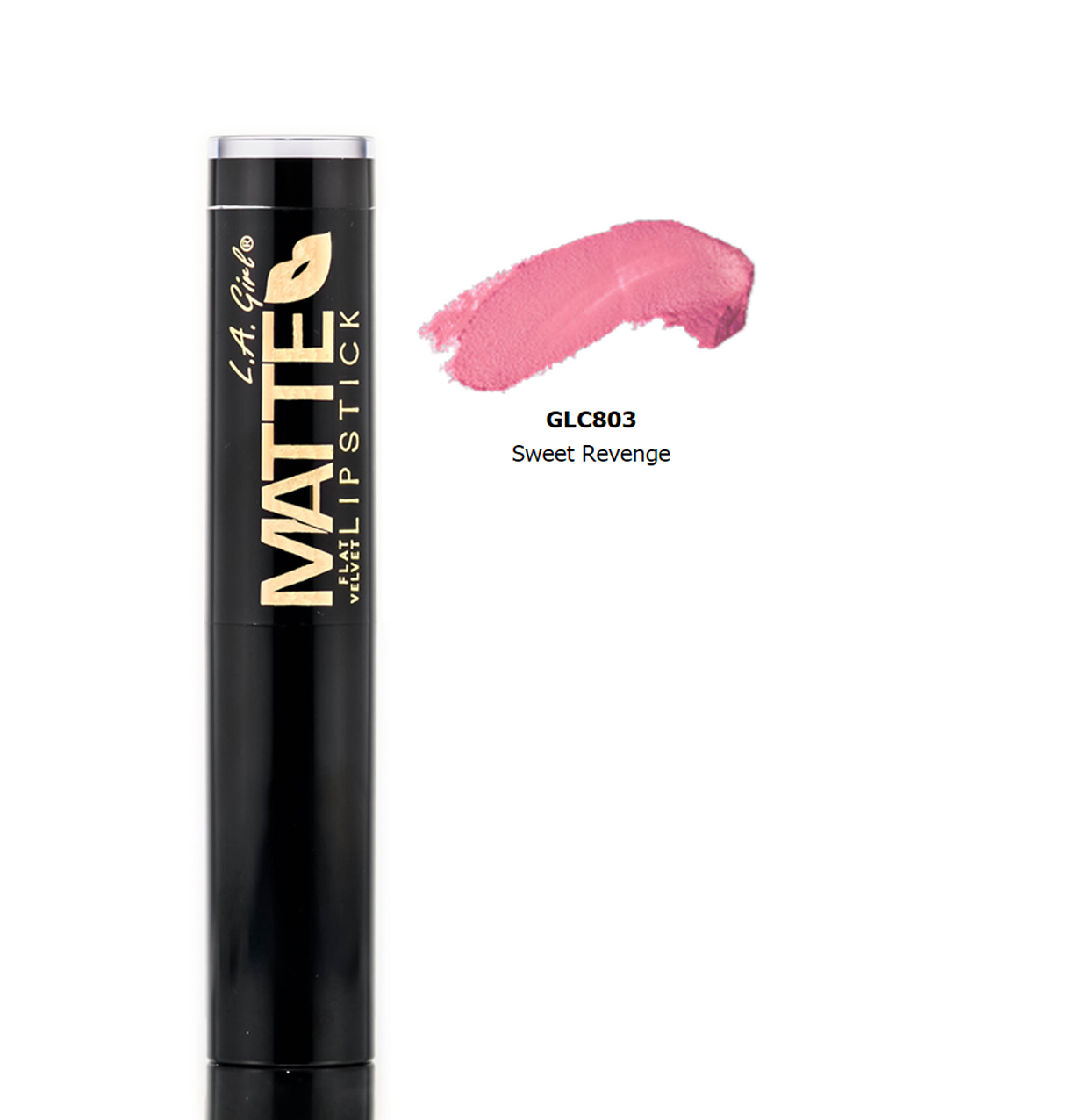 Foto 2 pulgar | Barra De Labios La Girl Matte Flat Velvet Sweet Revenge Glc803 - Venta Internacional.