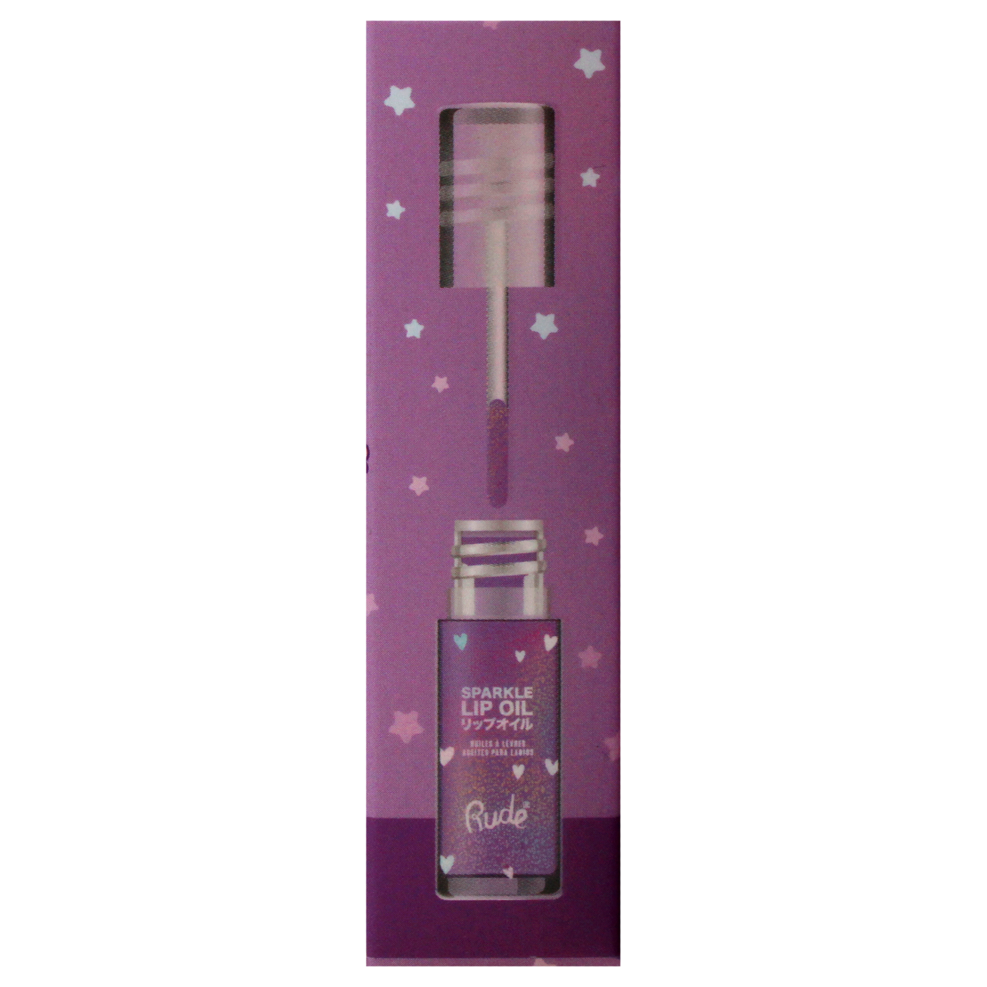 Foto 7 pulgar | Aceite Labial Rude Cosmetics Manga Collection Sparkle - Grape - Venta Internacional.