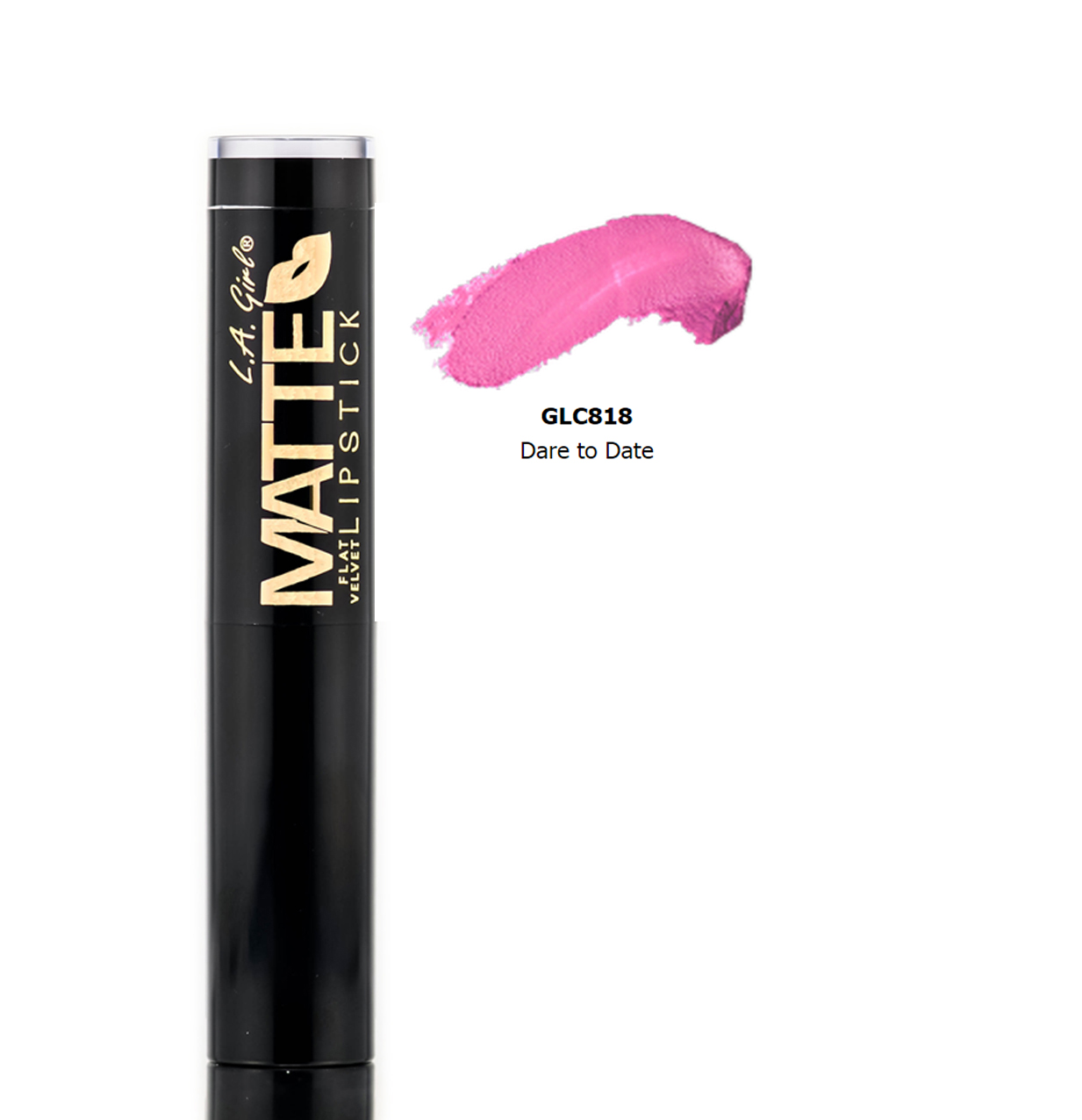 Barra De Labios La Girl Matte Flat Velvet Dare To Date Glc818 - Venta Internacional.