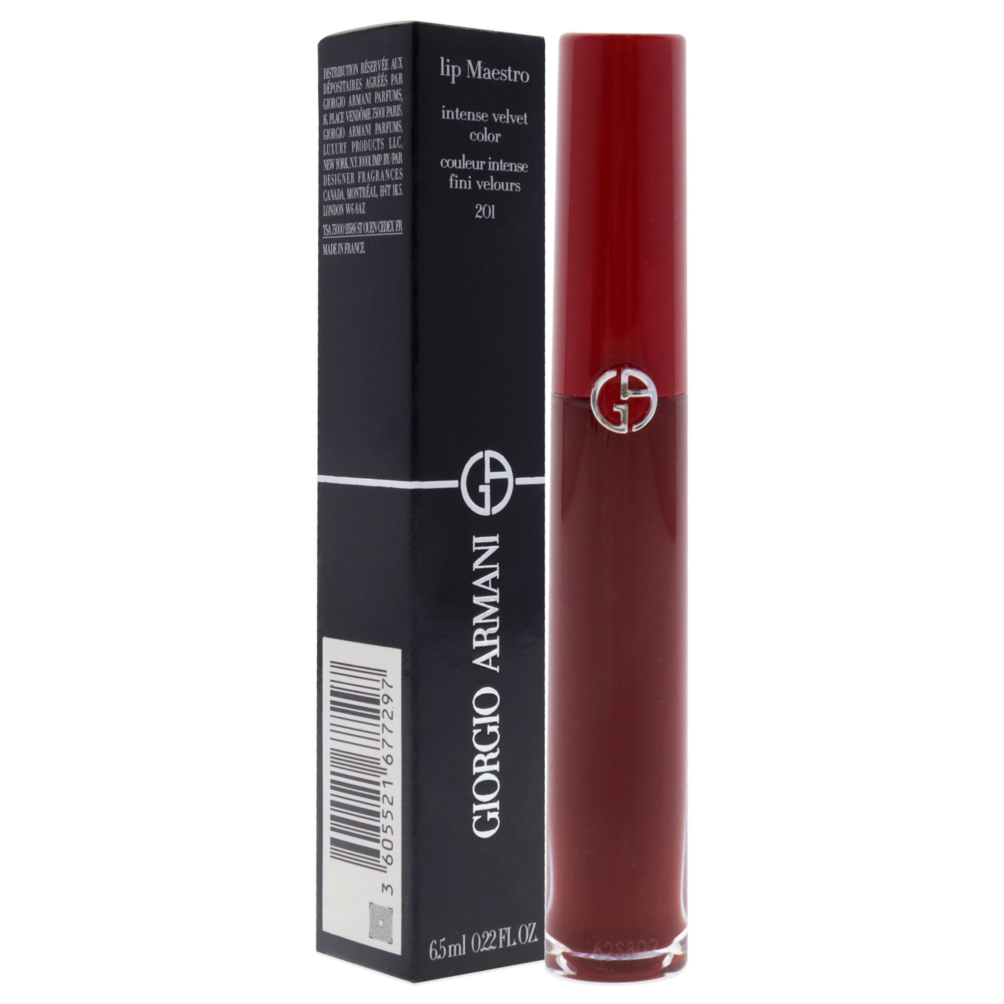 Foto 4 pulgar | Barra De Labios Giorgio Armani Lip Maestro Intense Velvet 201 Dark  - Venta Internacional.