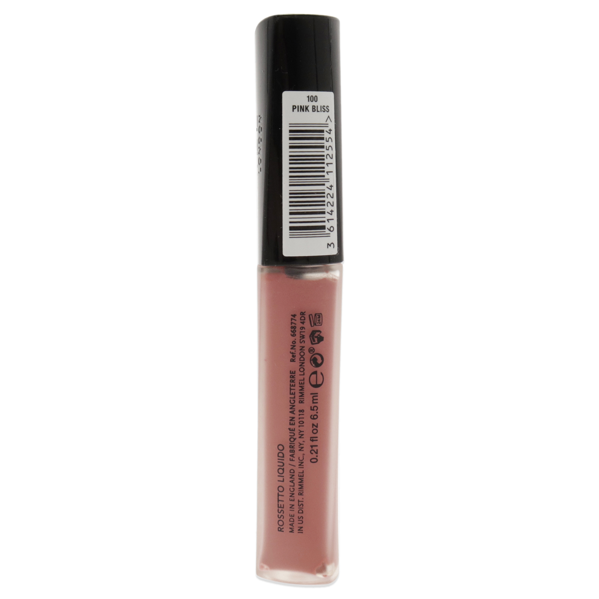 Foto 3 | Labios Líquidos Rimmel - Pink Bliss - Venta Internacional.